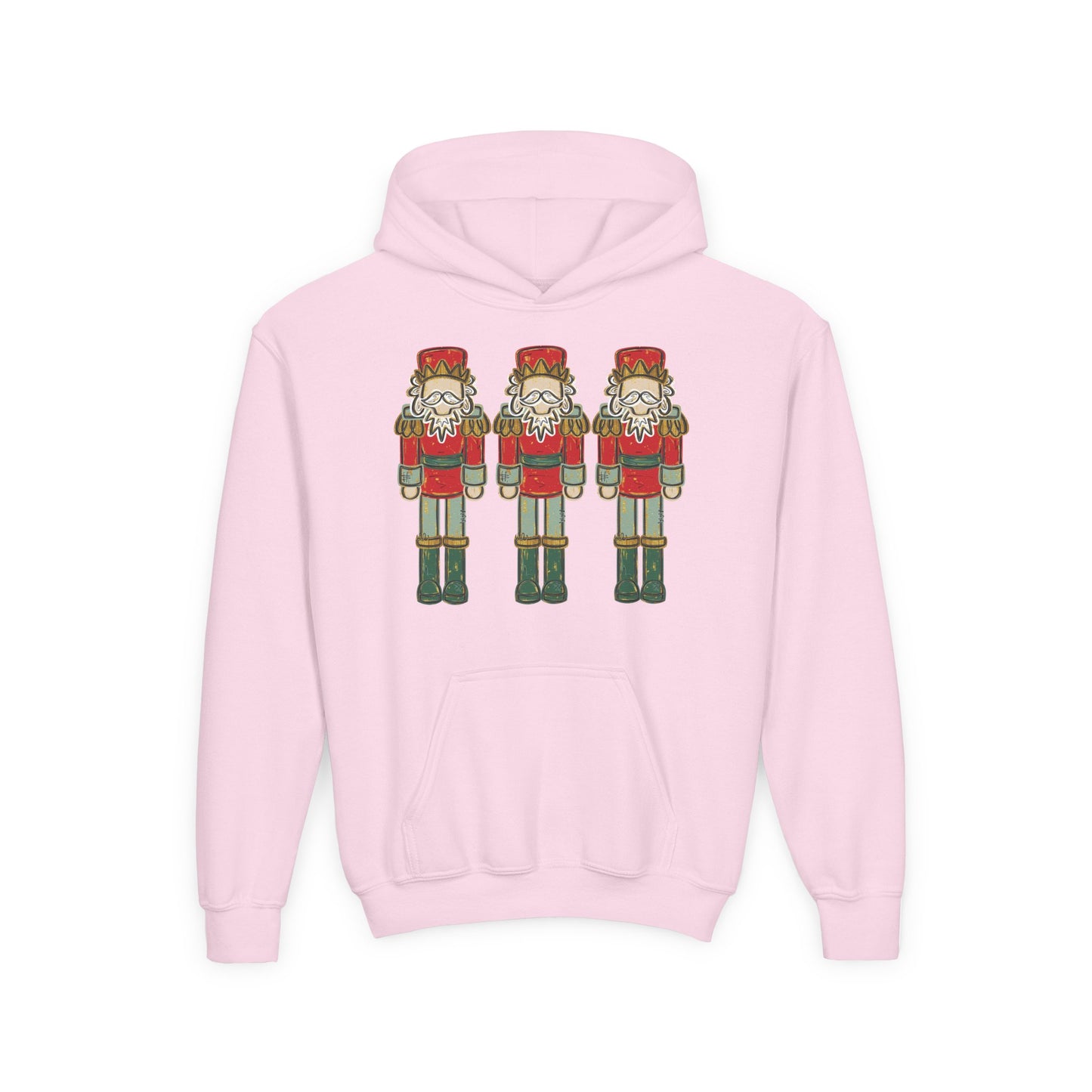 Red/Green Nutcracker Hoodie - Gildan