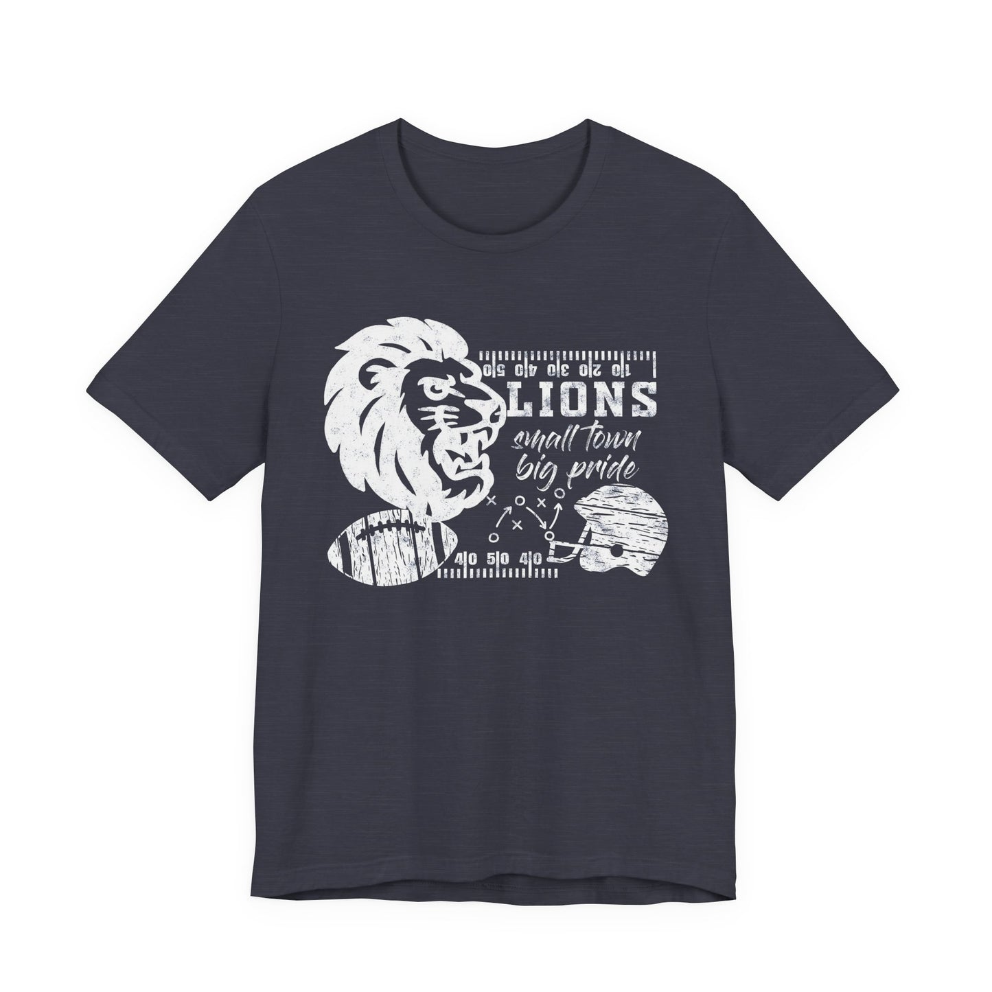 Lion Small Town Big Pride Tee - Bella Canvas