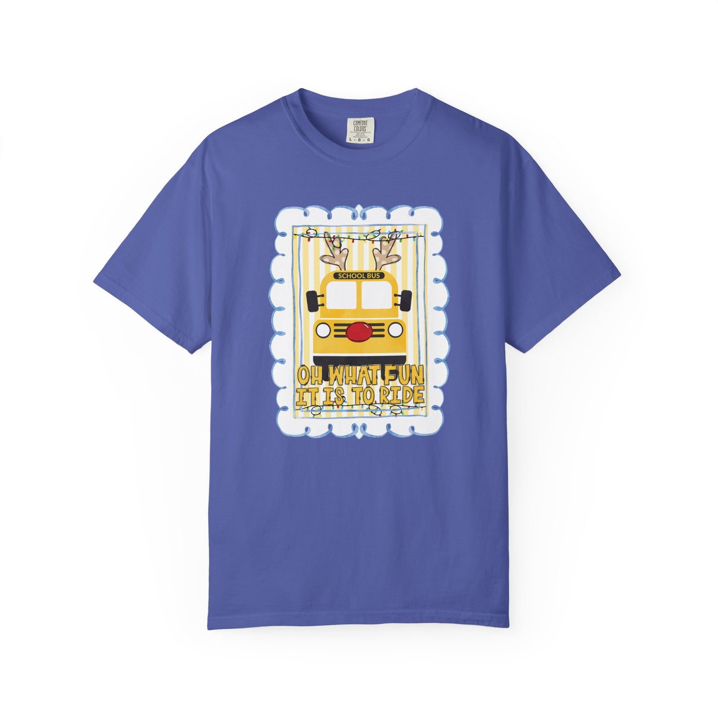 Christmas Bus Driver Tee - Comfort Colors