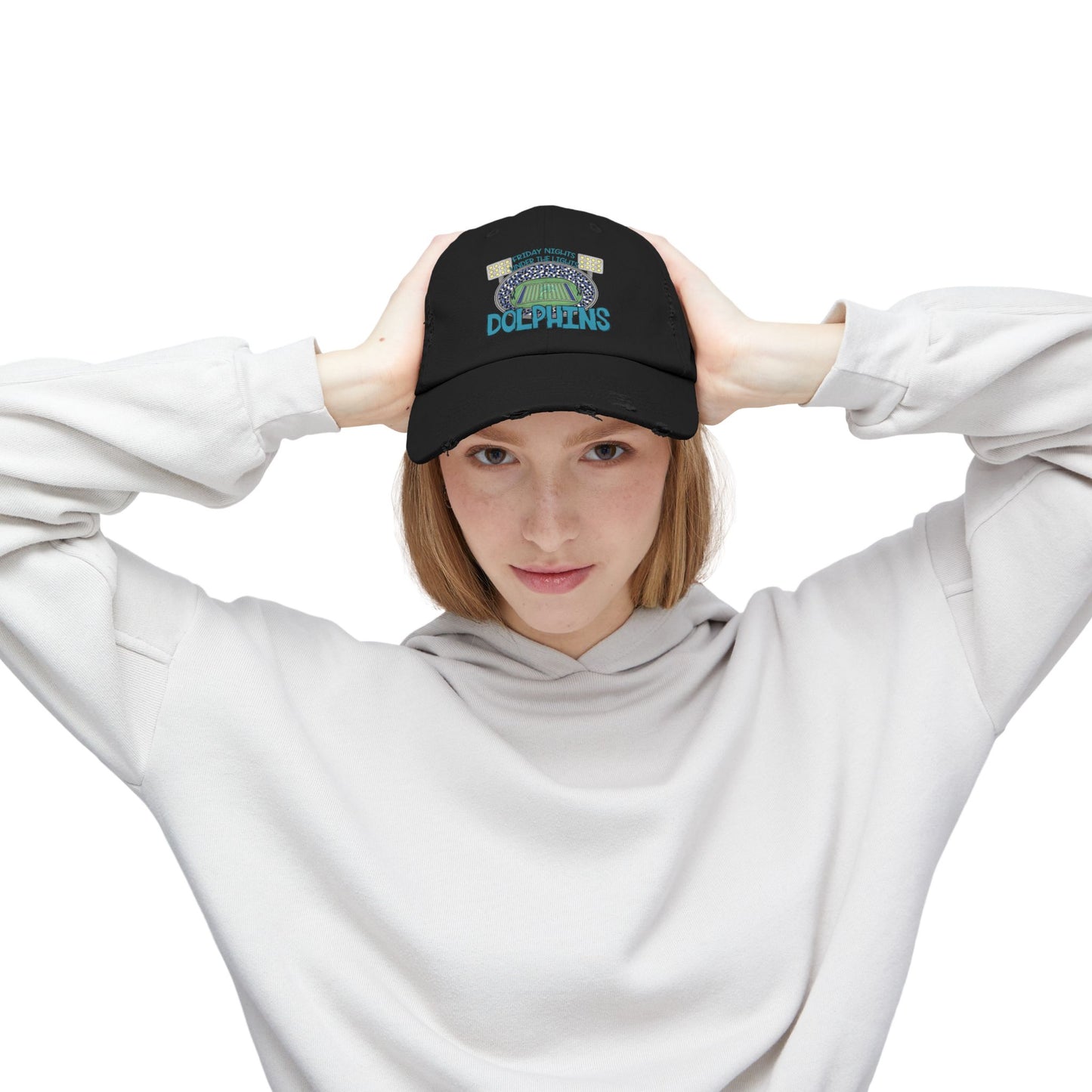 Dolphins Friday Night Lights Unisex Distressed Cap