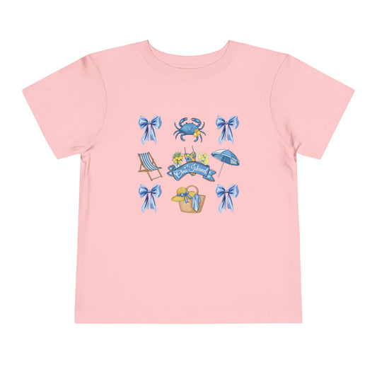 Toddler Coquette Ono Island Tee - Bella Canvas