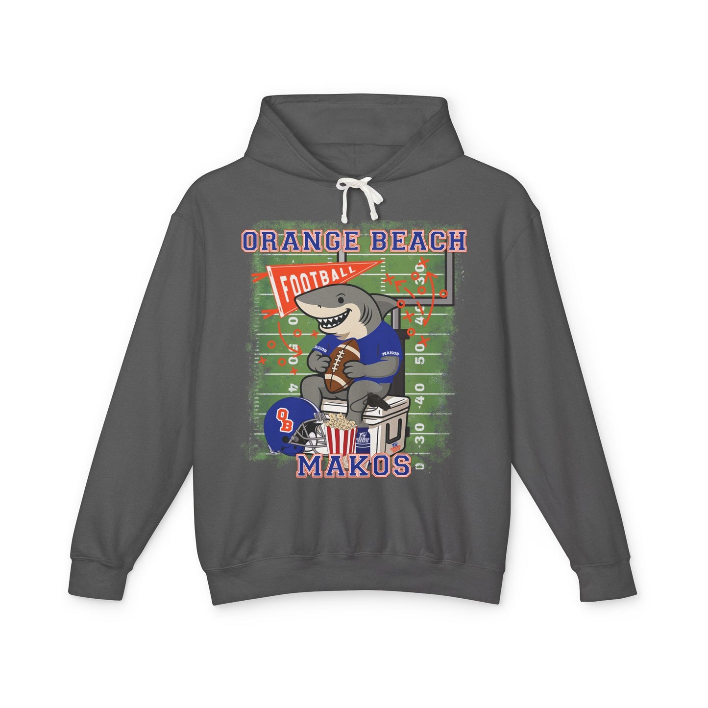 Adult Makos Tailgate Time Hoodie - Comfort Colors