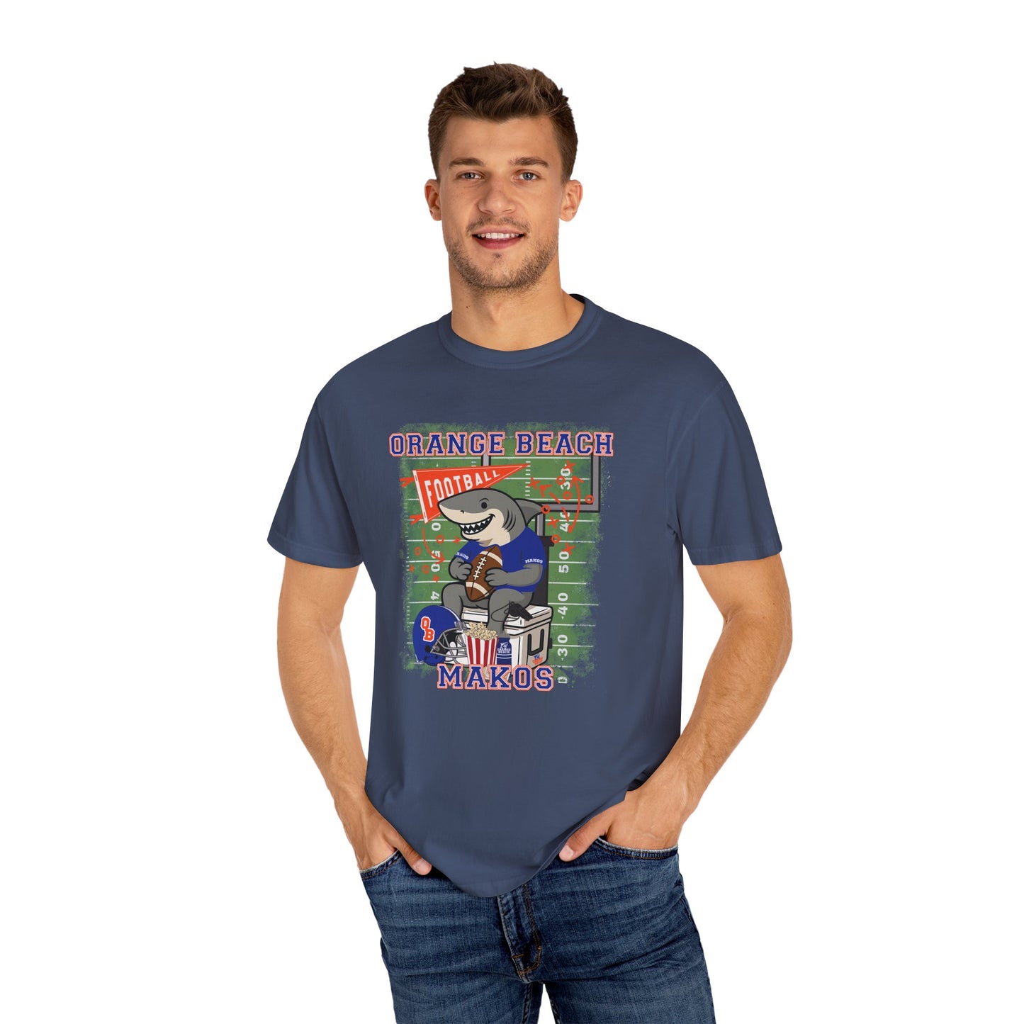 Adult Makos Tailgate Time - Comfort Colors
