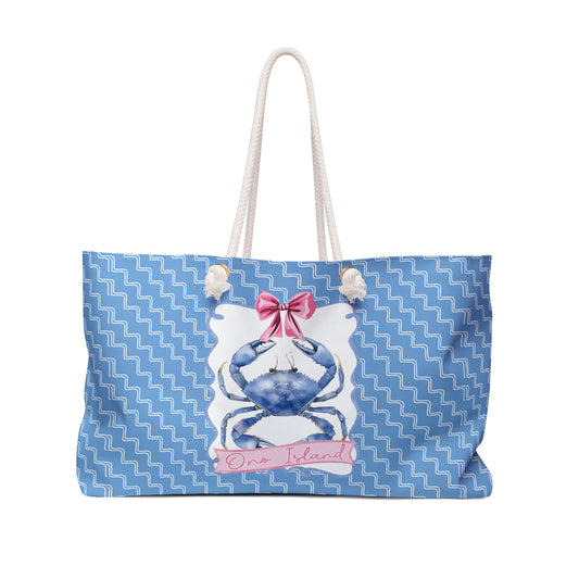 Ono Island Preppy Crab Pool Beach Tote