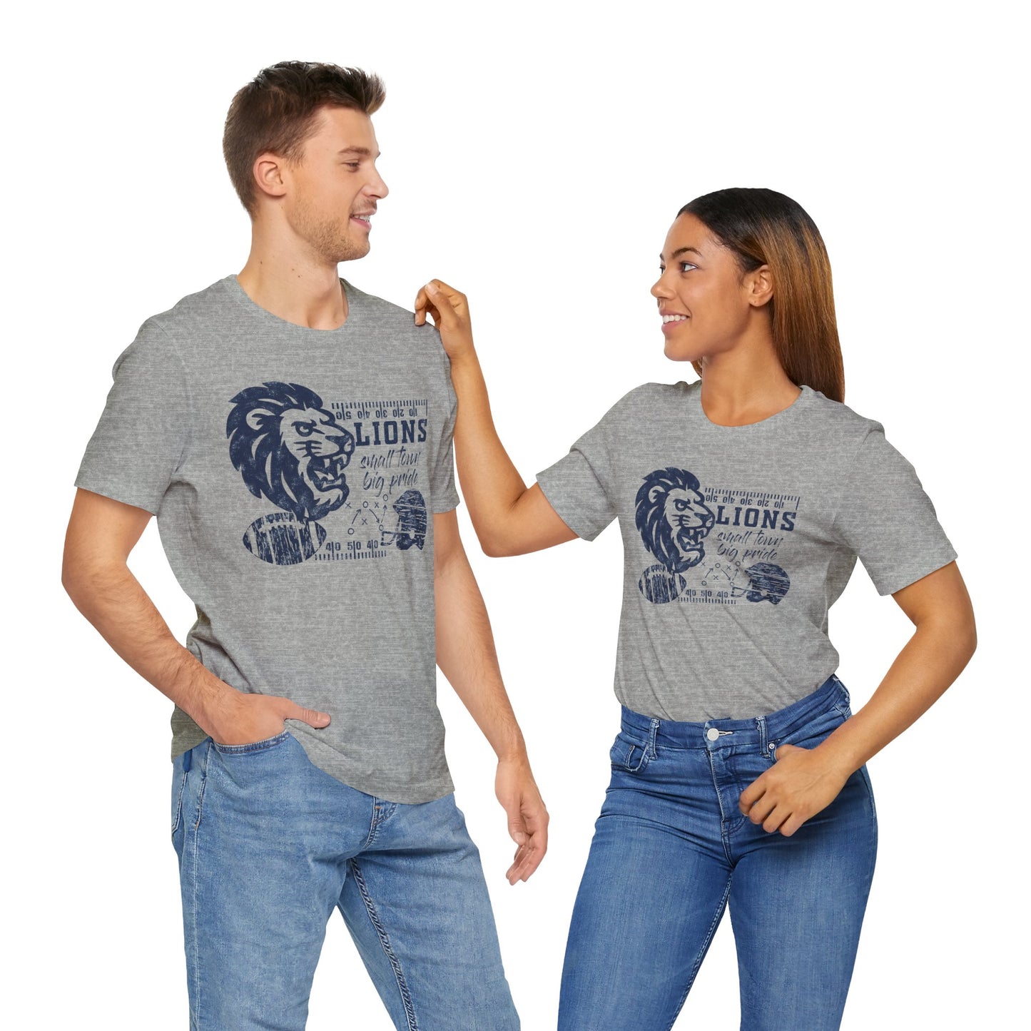 Lion Small Town Big Pride Tee - Bella Canvas