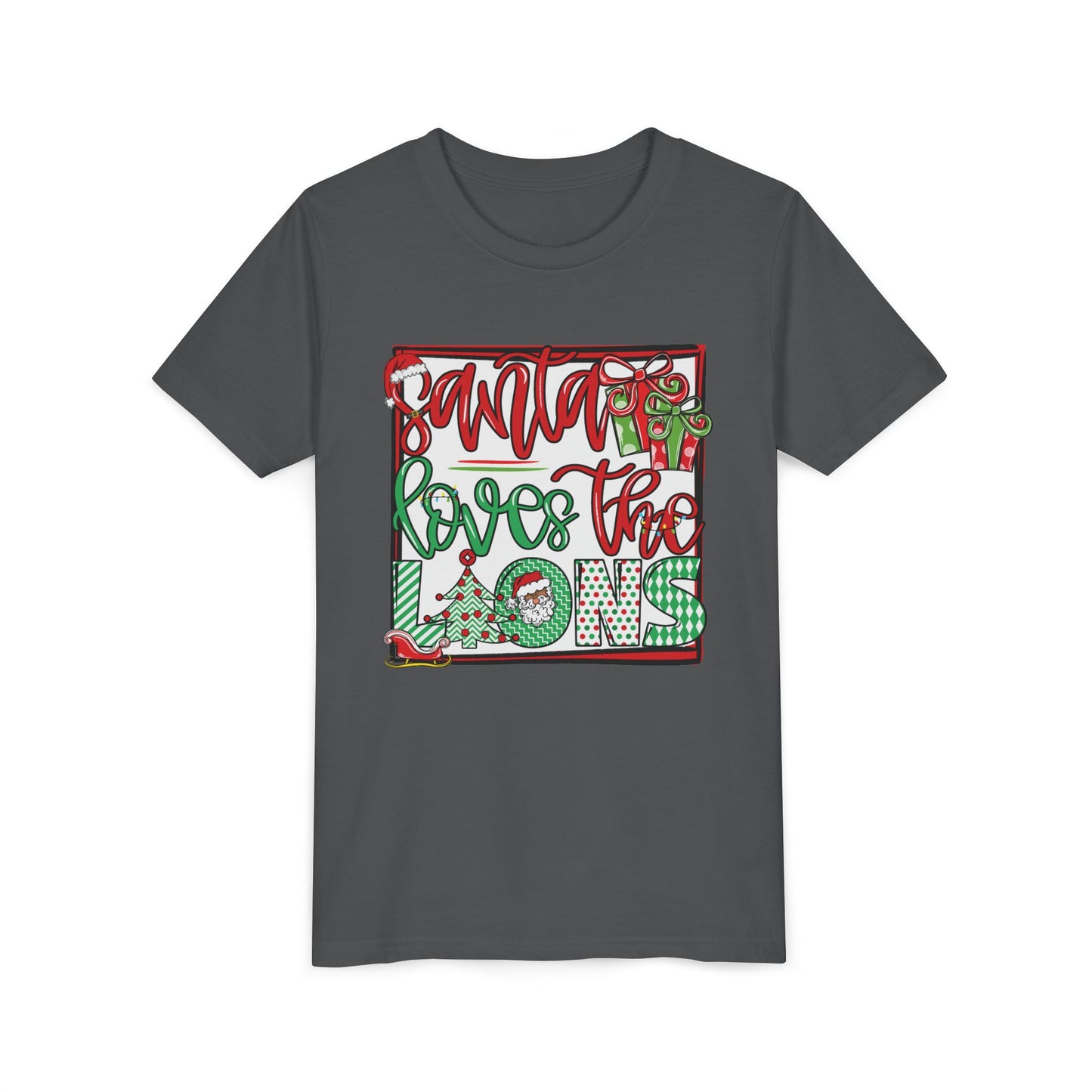 Youth Lions Christmas - Bella Canvas