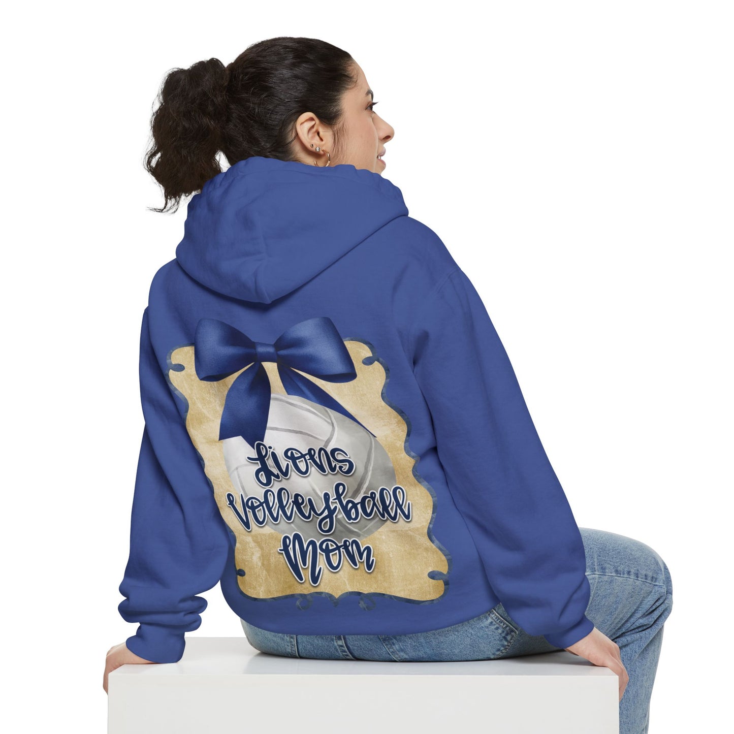 Foley Lions Volleyball Mom Hoodie - Comfort Colors