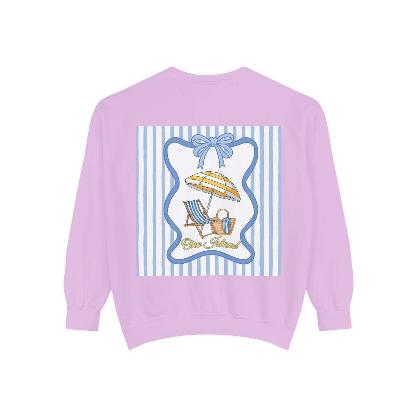 Adult Coquette Beachy Ono Island Sweatshirt - Comfort Colors