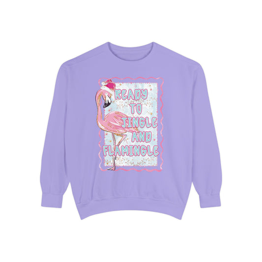 Flamingo Jingle & Flamingle Christmas Sweatshirt