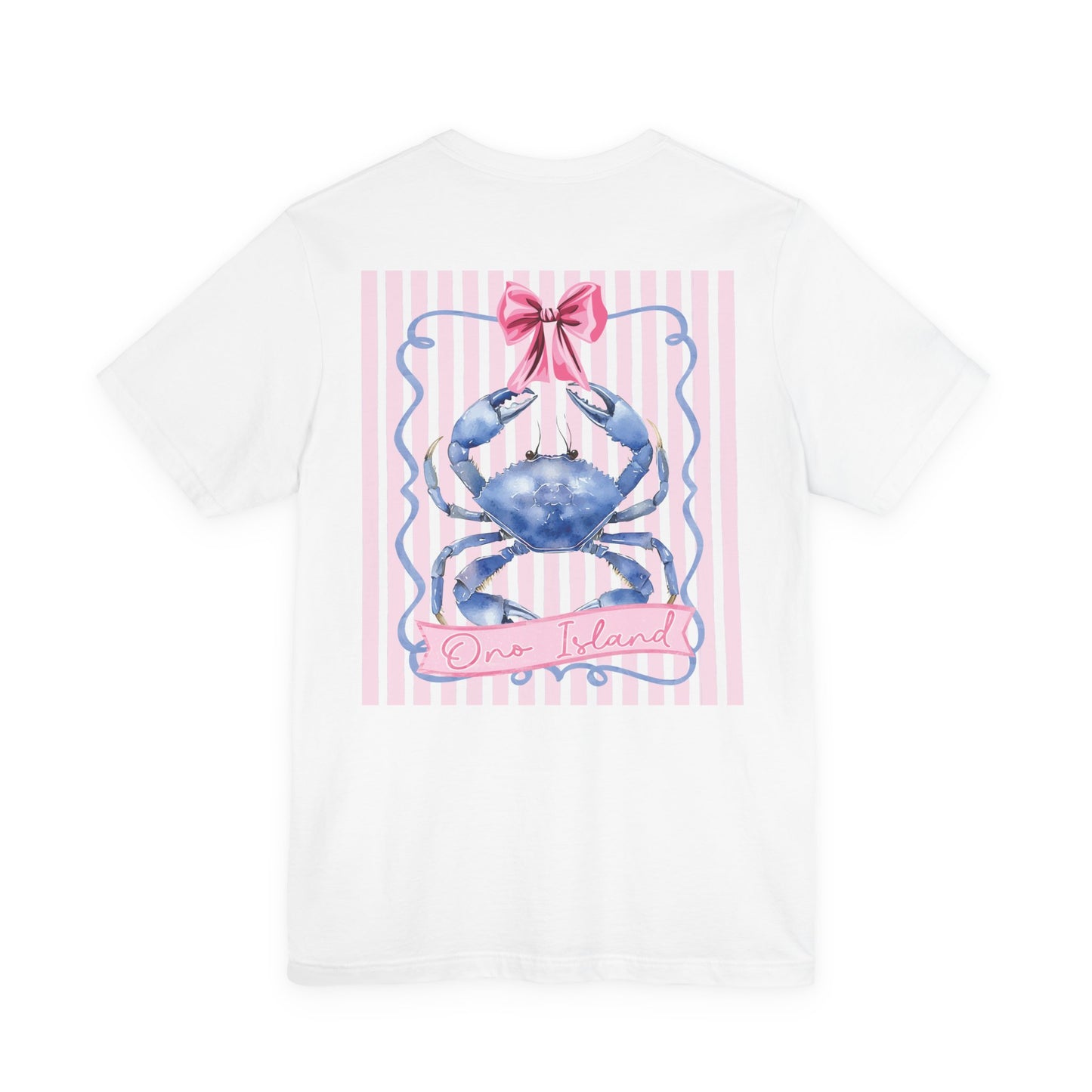 Adult Ono Island Preppy Crab T-Shirt - Bella Canvas