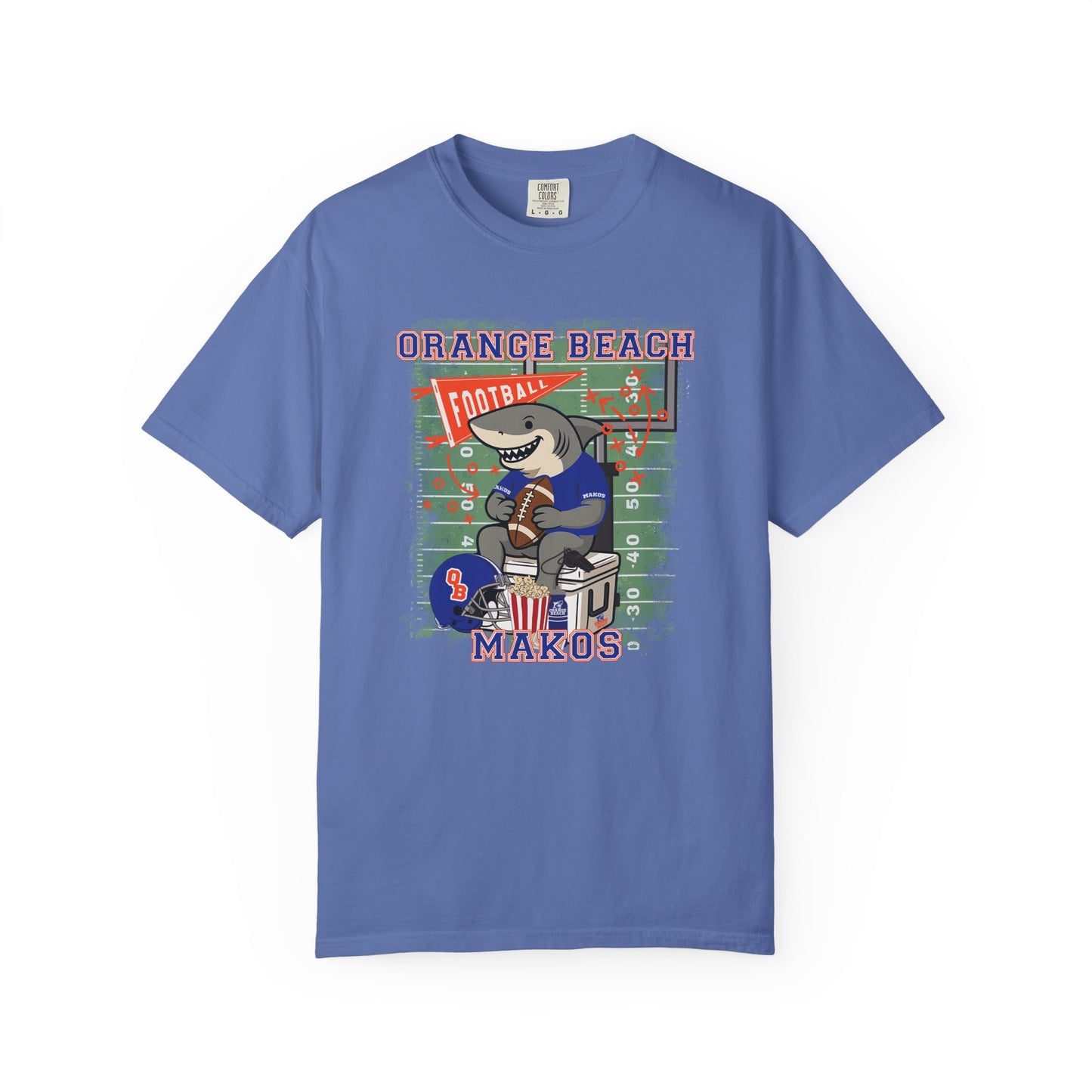Adult Makos Tailgate Time - Comfort Colors