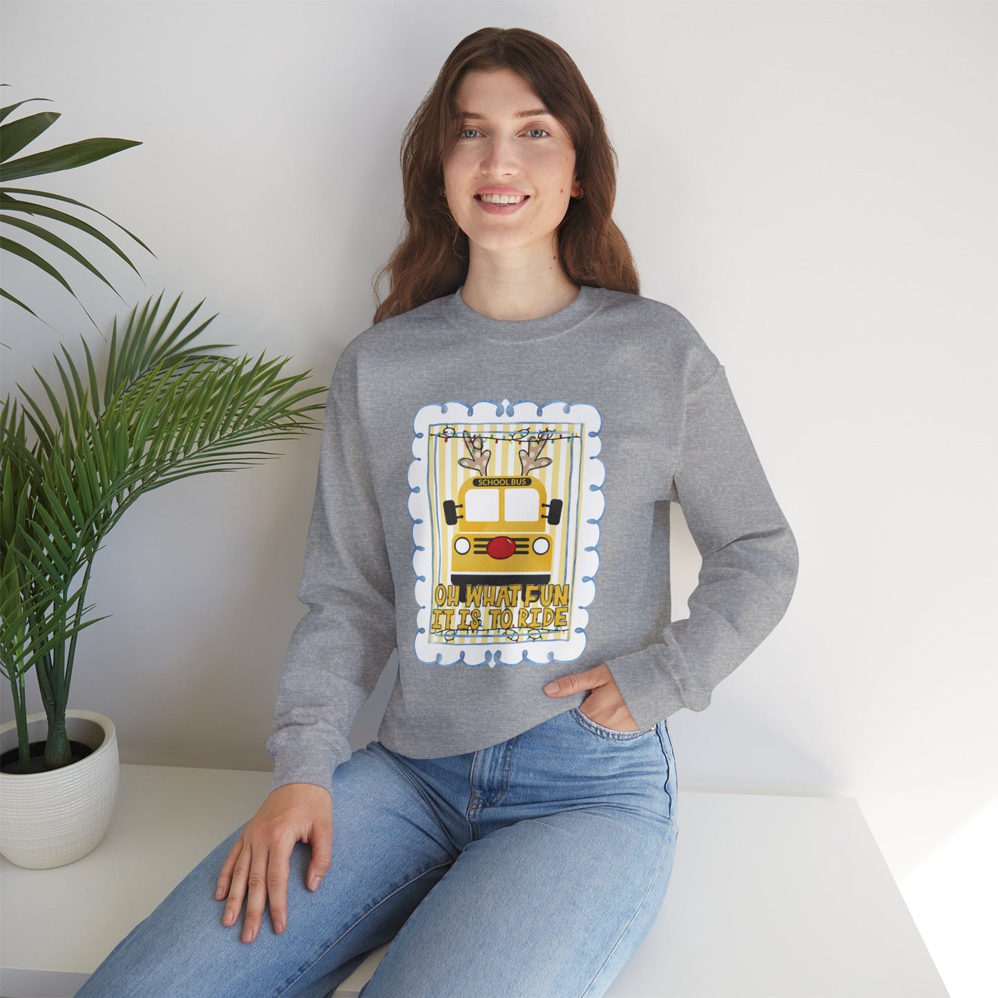 Christmas Bus Driver Sweatshirt - Gildan