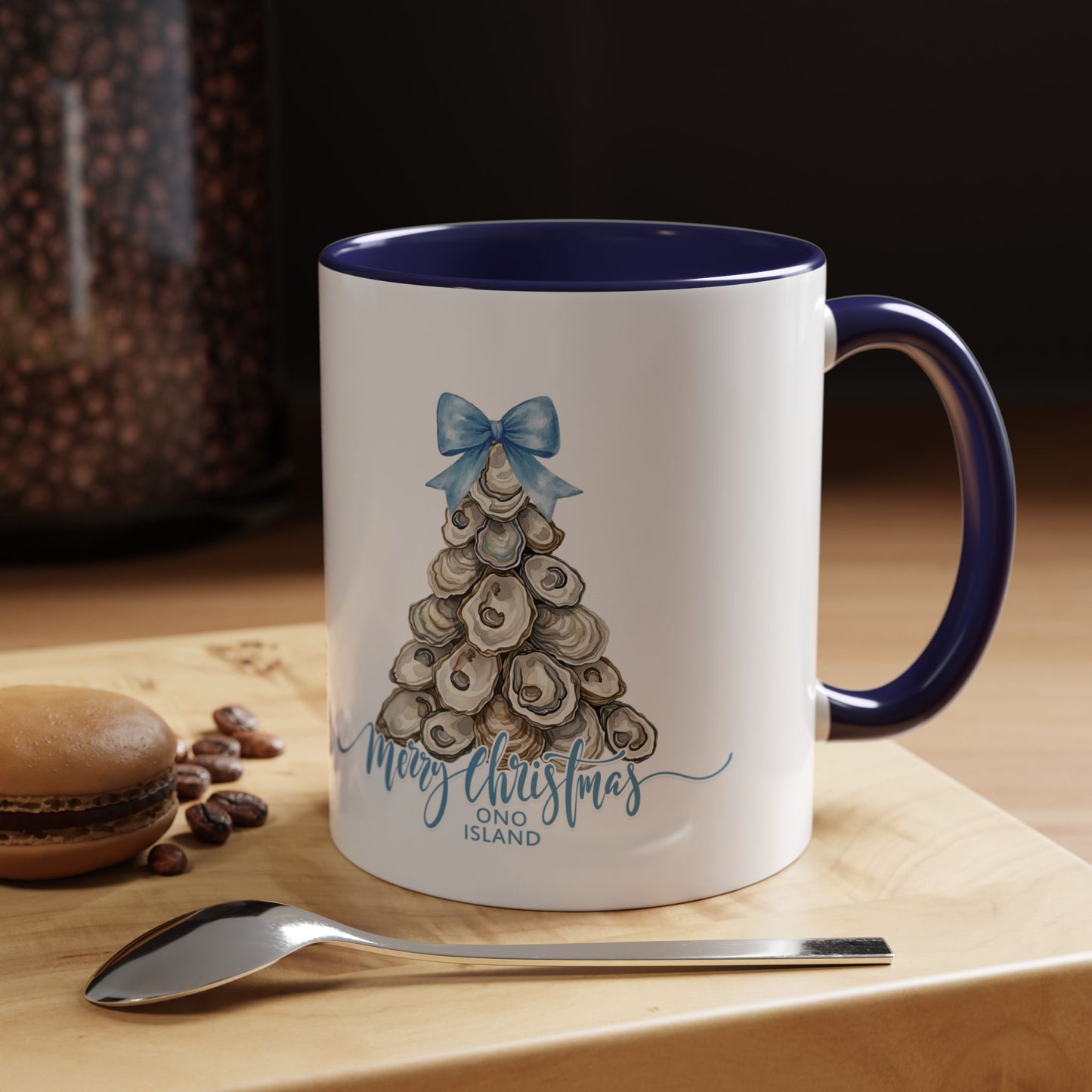 Ono Island Christmas Oyster Tree Mug