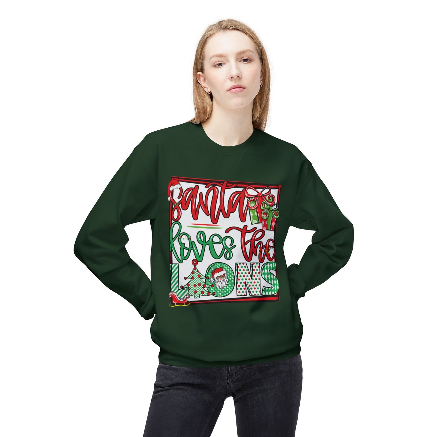 Adult Lions Christmas - Gildan