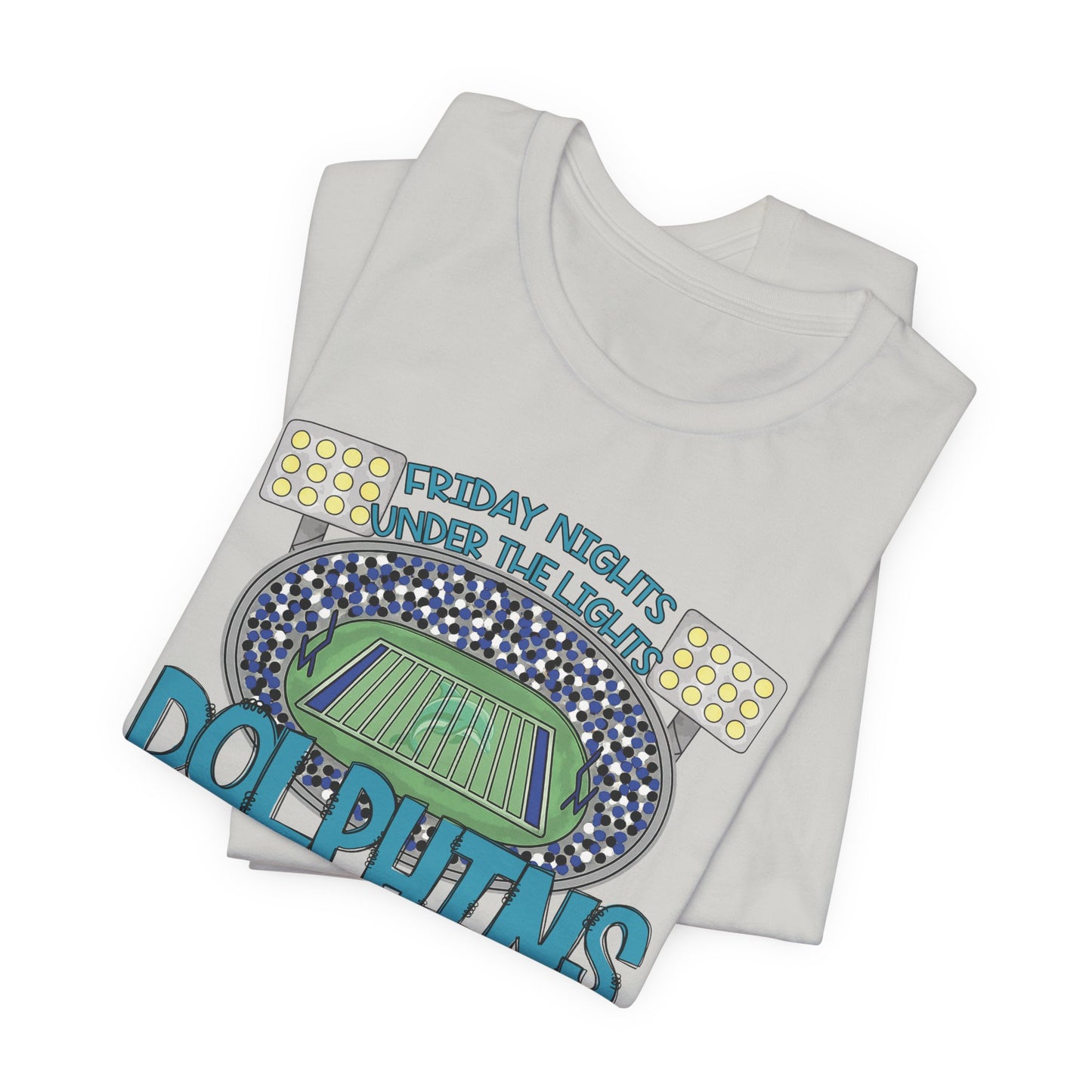 Adult Dolphins Friday Nights Under the Lights Tee