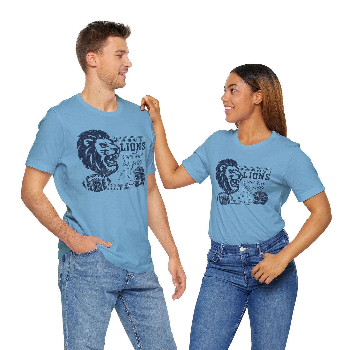 Lion Small Town Big Pride Tee - Bella Canvas