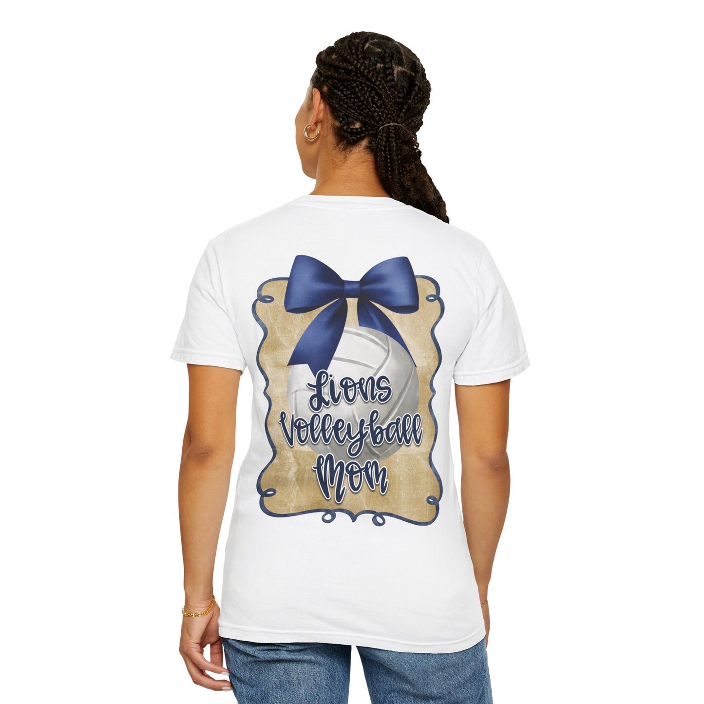 Adult Foley Lions Volleyball Mom T-Shirt - Comfort Colors