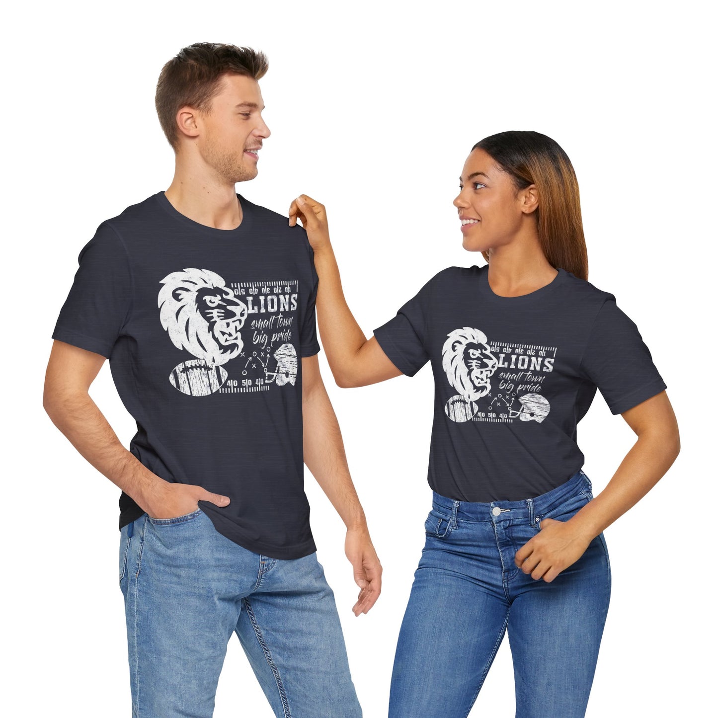 Lion Small Town Big Pride Tee - Bella Canvas