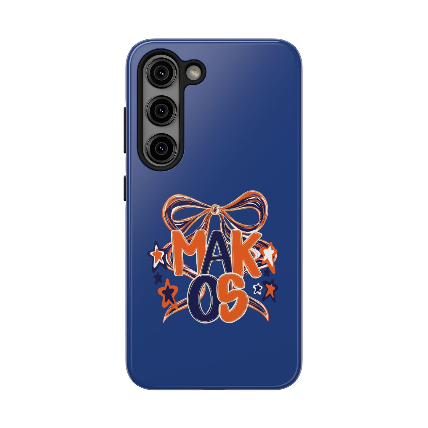 Makos Twirly Ribbon Iphone & Samsung Tough Phone Cases