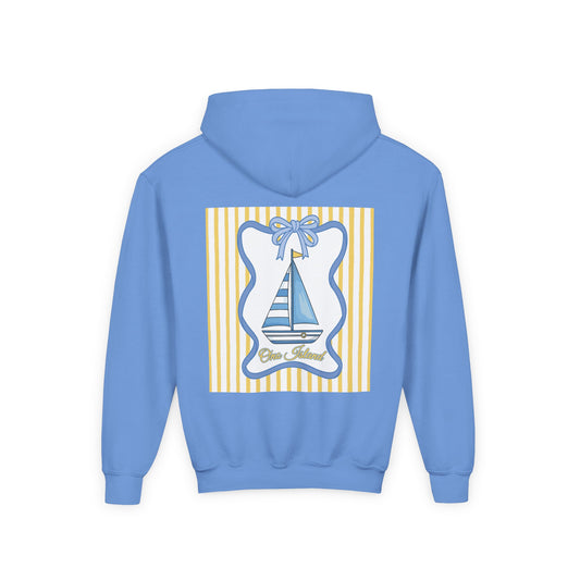 Youth Coquette Sailboat Hoodie - Bella Canvas