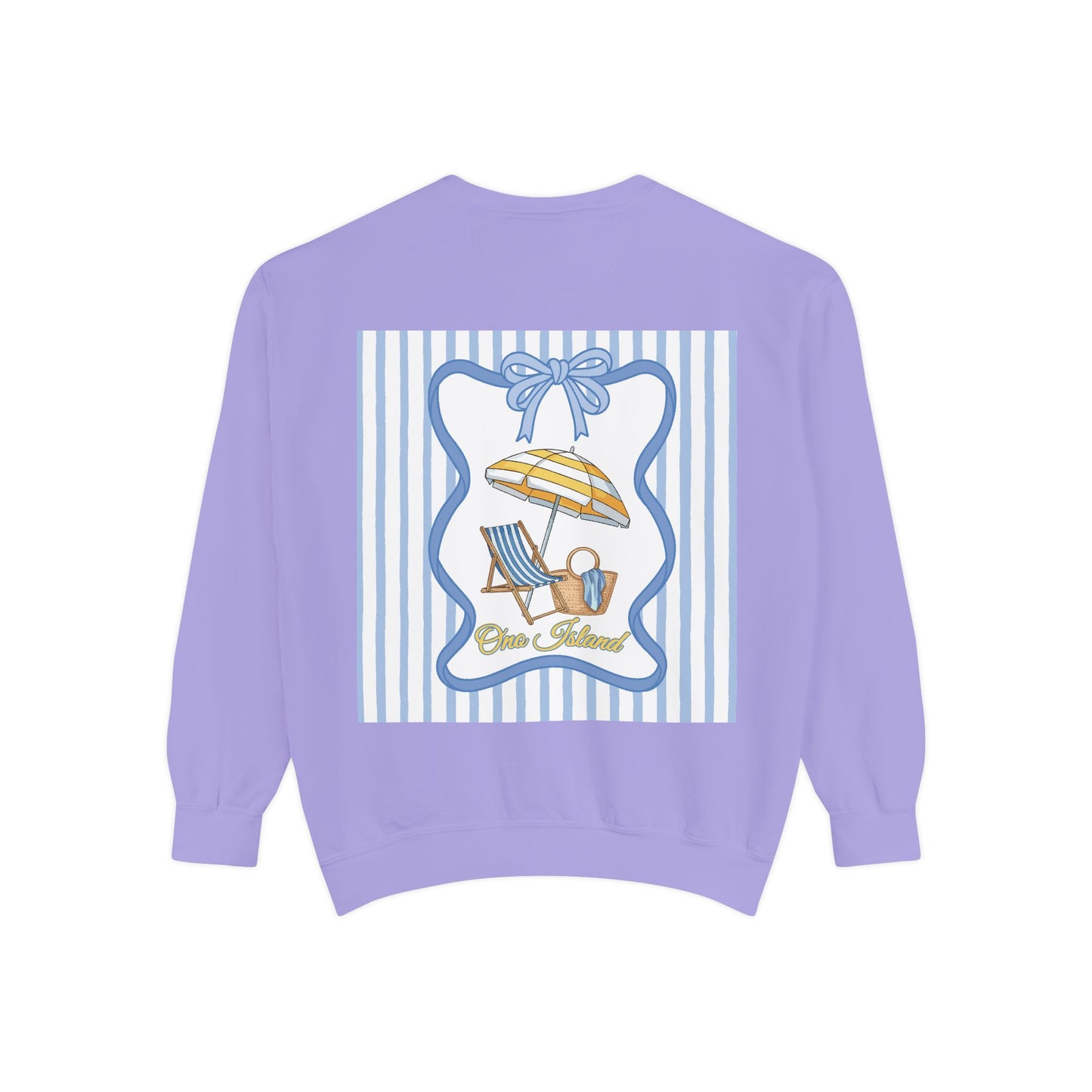 Adult Coquette Beachy Ono Island Sweatshirt - Comfort Colors