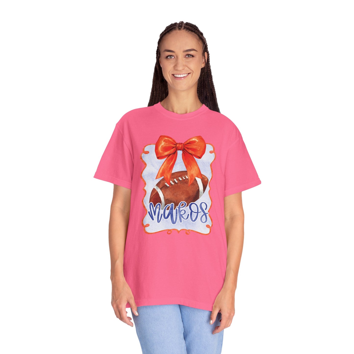 Adult Makos Watercolor Coquette Tee - Comfort Colors