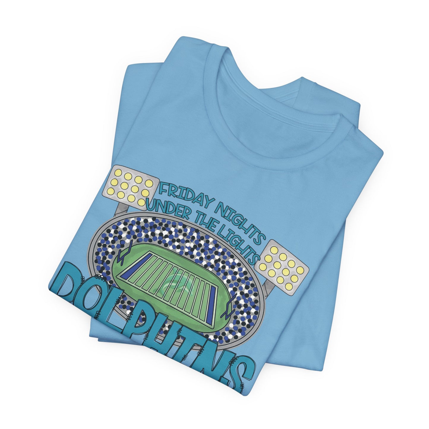 Adult Dolphins Friday Nights Under the Lights Tee