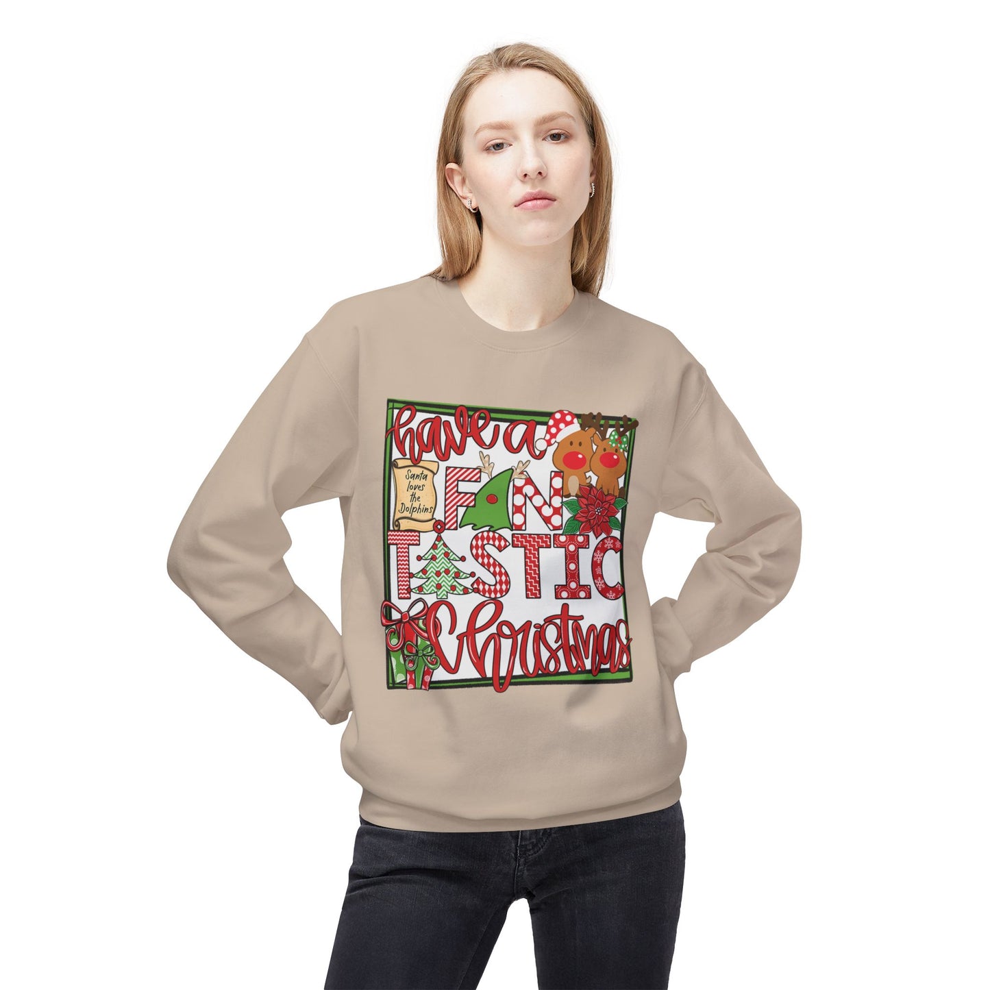 GS Dolphins Christmas - Gildan