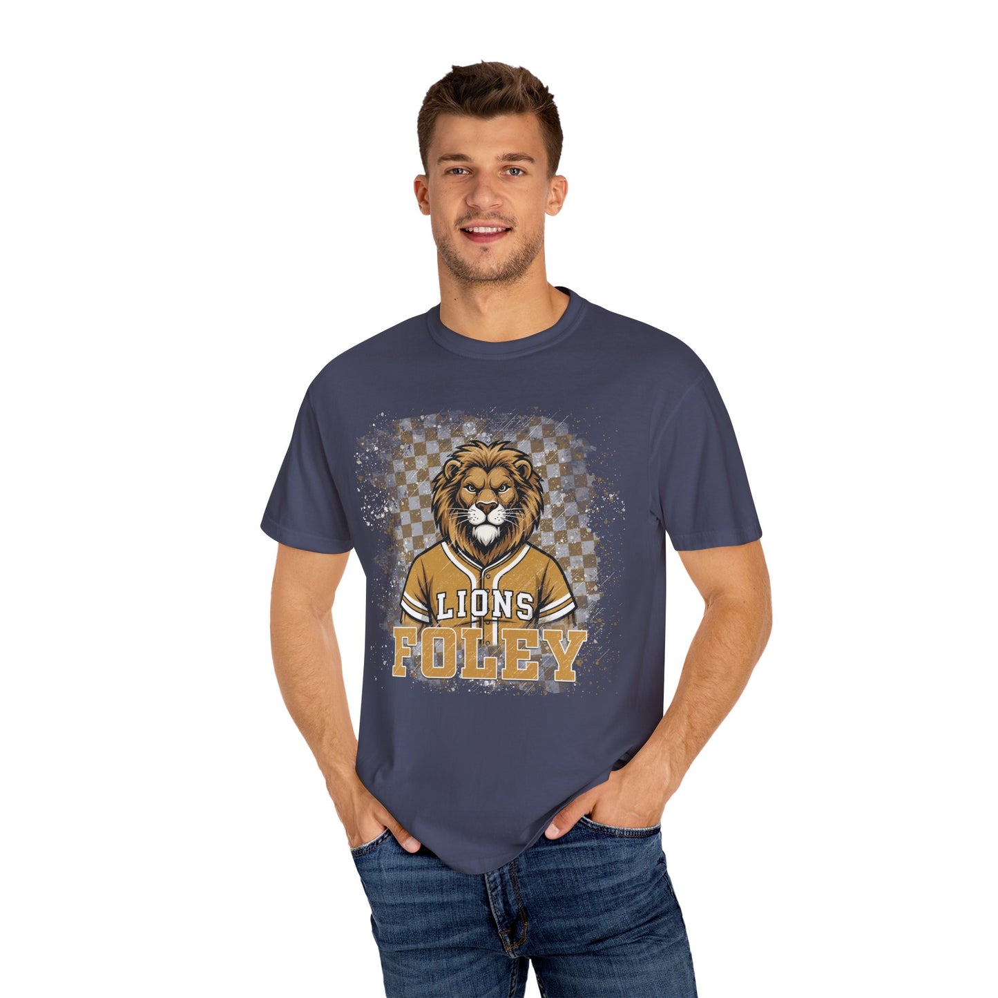 Foley Lions Grunge T-shirt - Comfort Colors