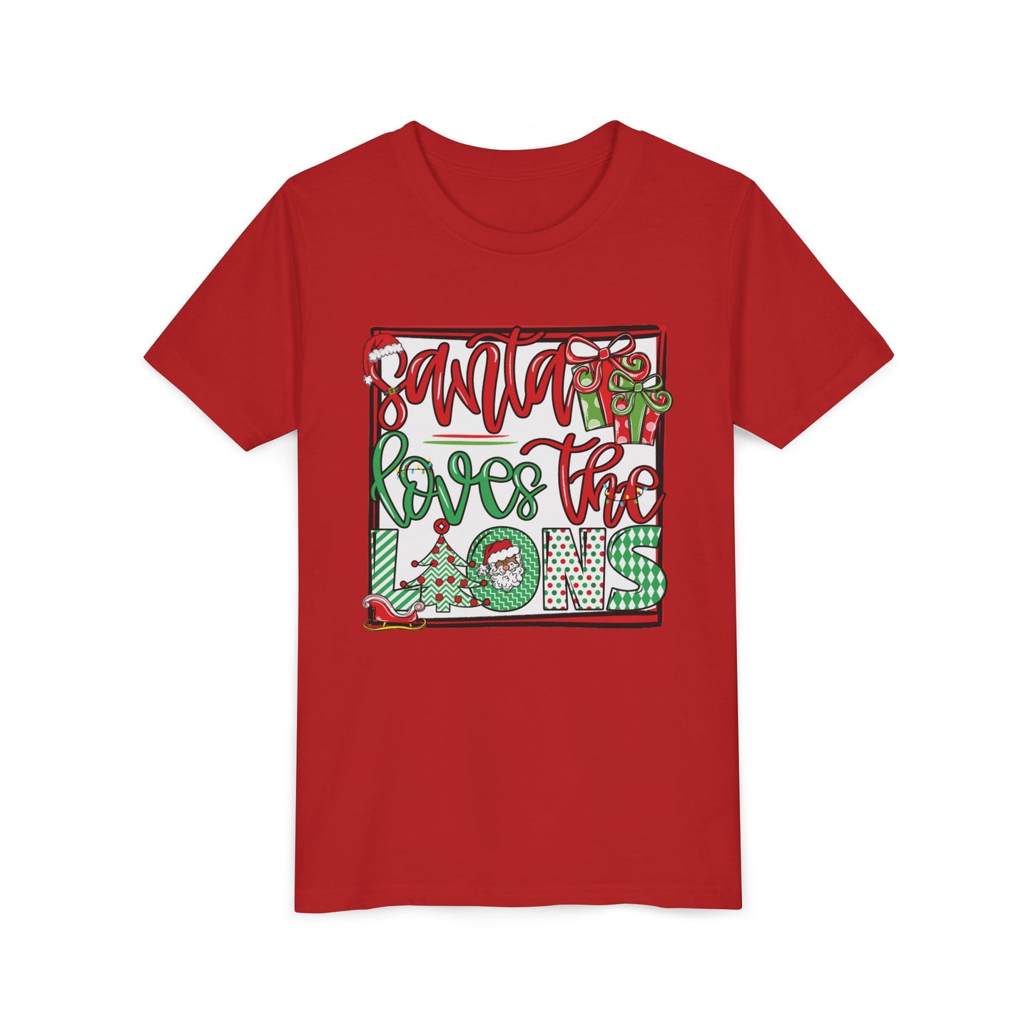 Youth Lions Christmas - Bella Canvas