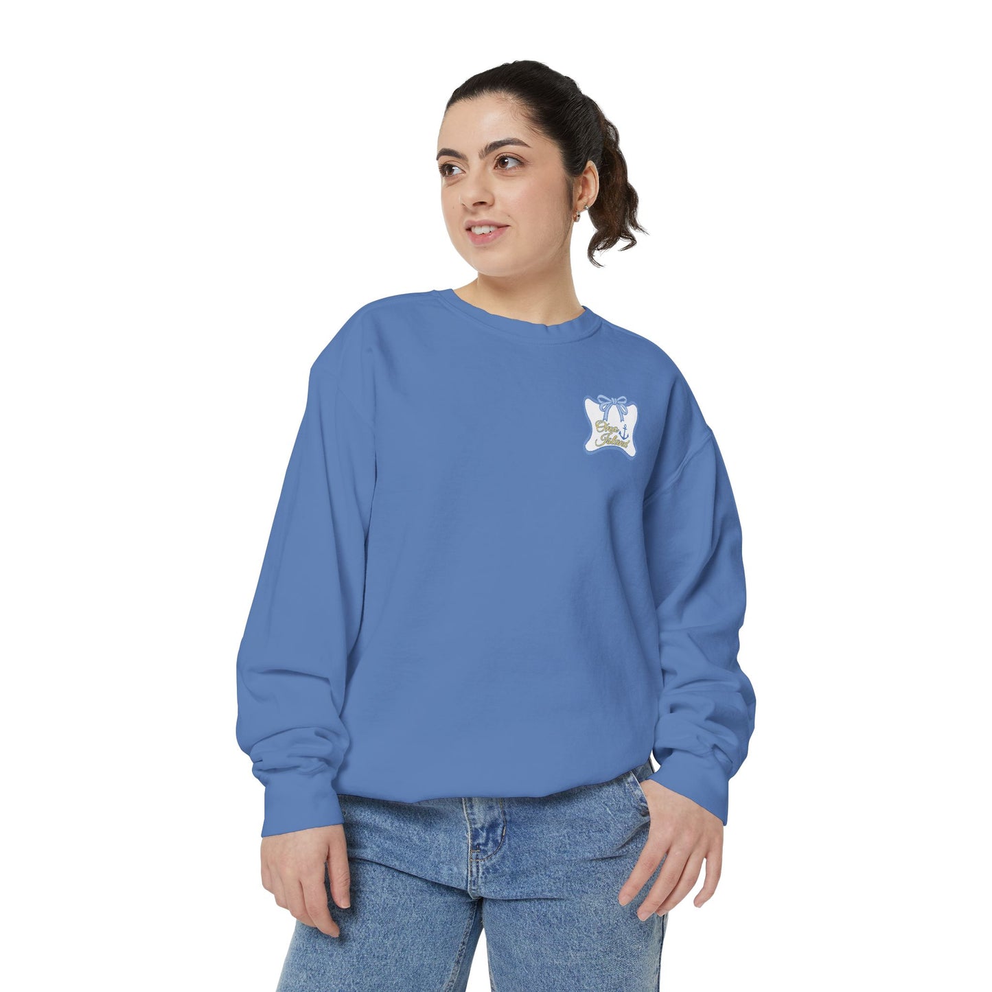 Adult Coquette Sailboat Sweatshirt - Comfort Colors