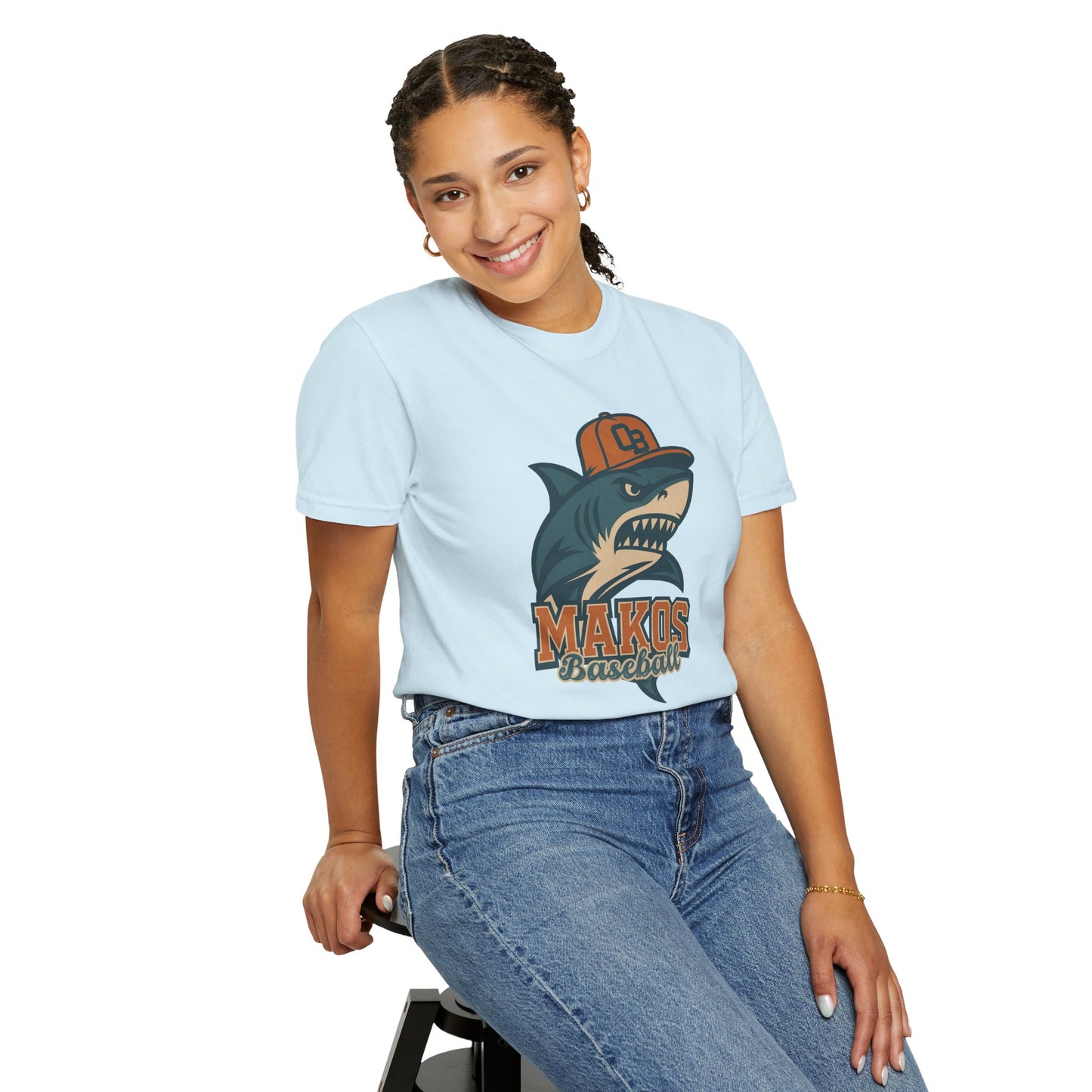 Adult Makos Baseball T-shirt - Comfort Colors