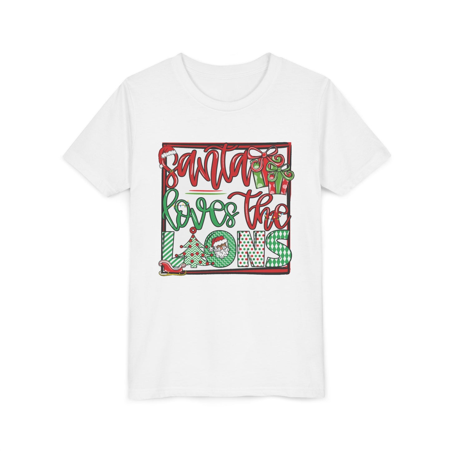 Youth Lions Christmas - Bella Canvas