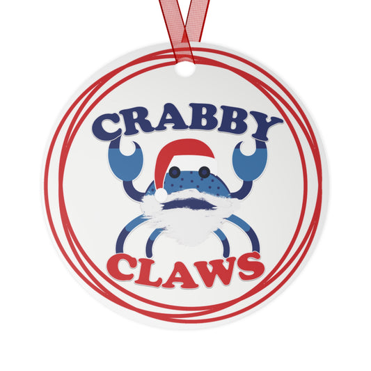 Crabby Claws Christmas Ornament