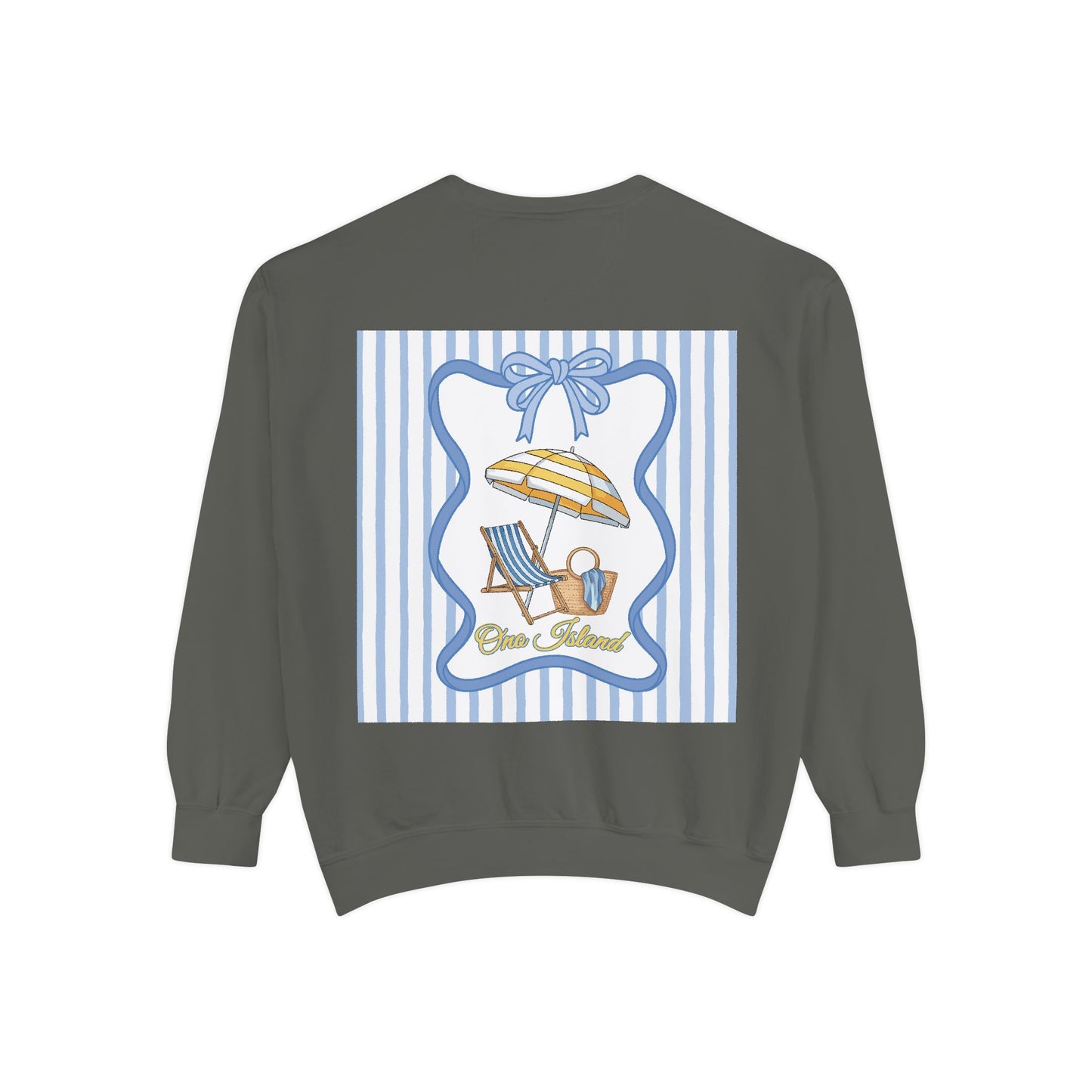 Adult Coquette Beachy Ono Island Sweatshirt - Comfort Colors