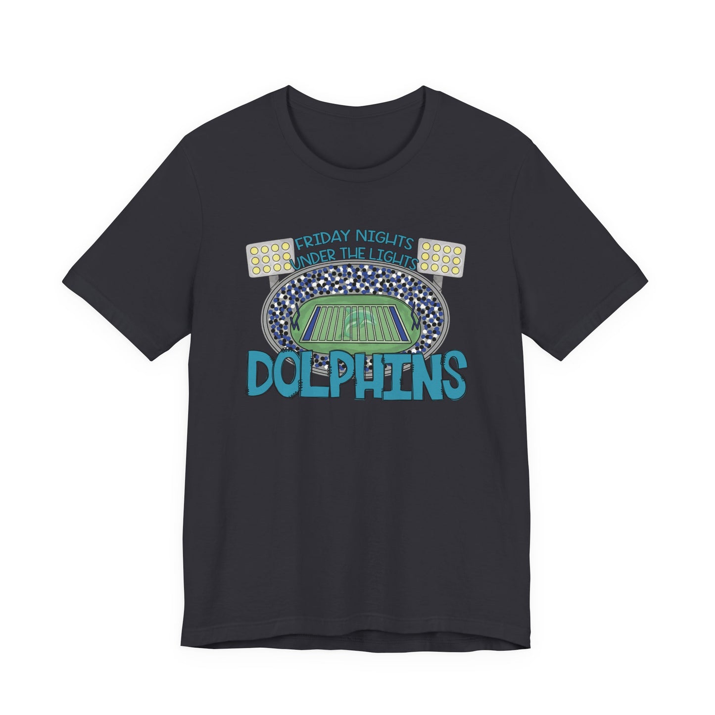 Adult Dolphins Friday Nights Under the Lights Tee