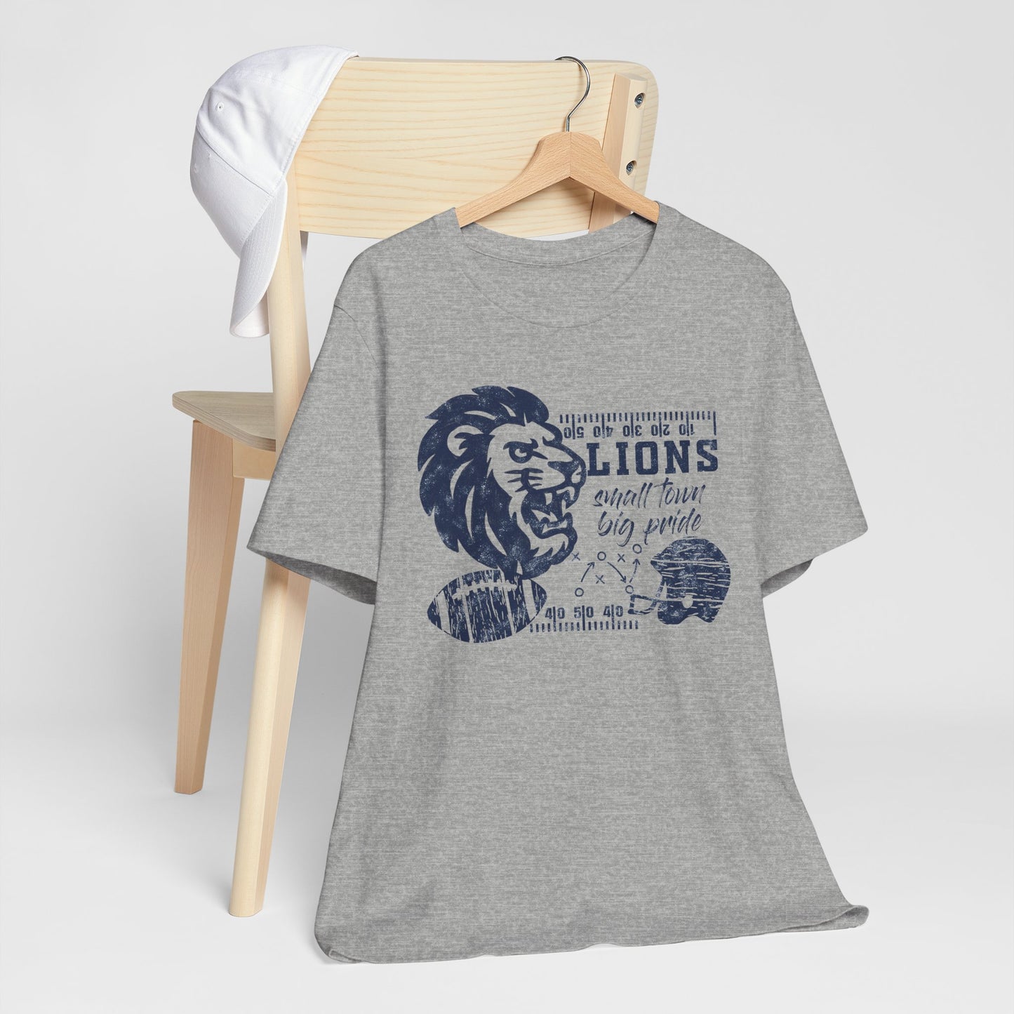 Lion Small Town Big Pride Tee - Bella Canvas