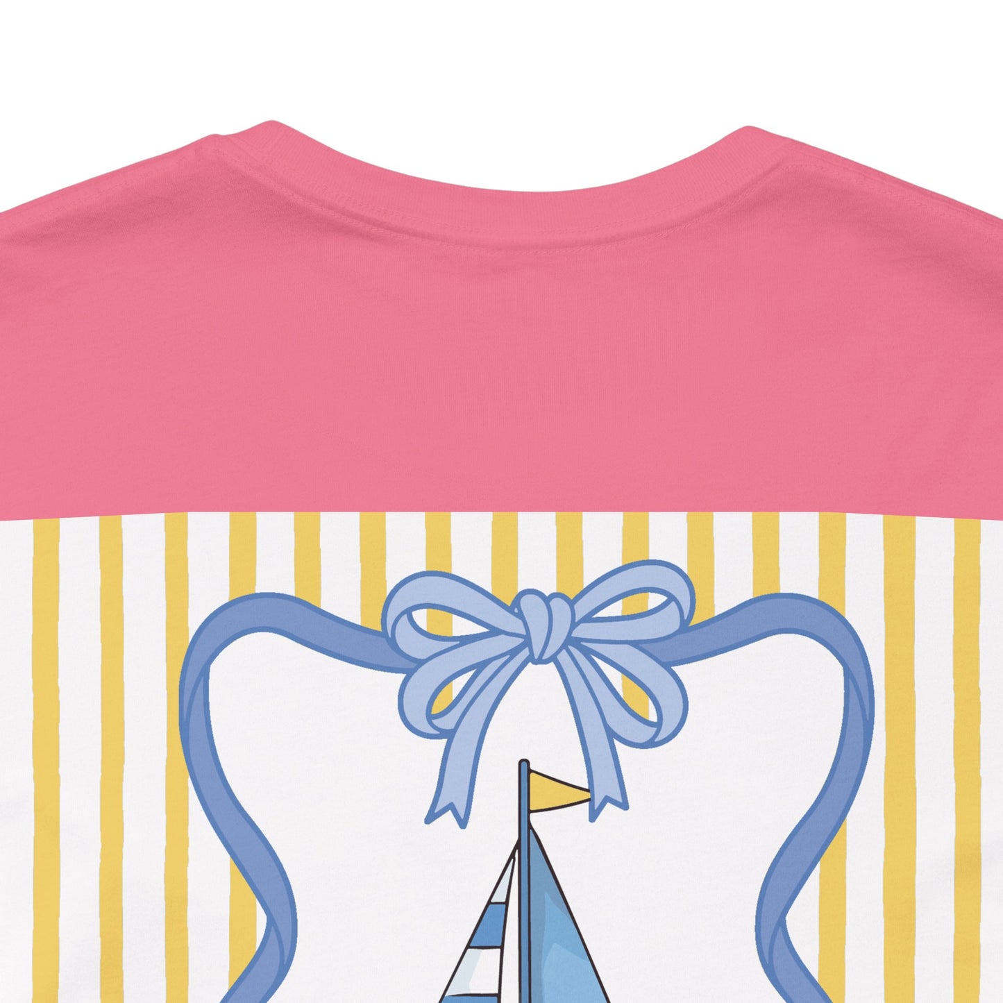 Adult Coquette Sailboat Tee - Bella Canvas