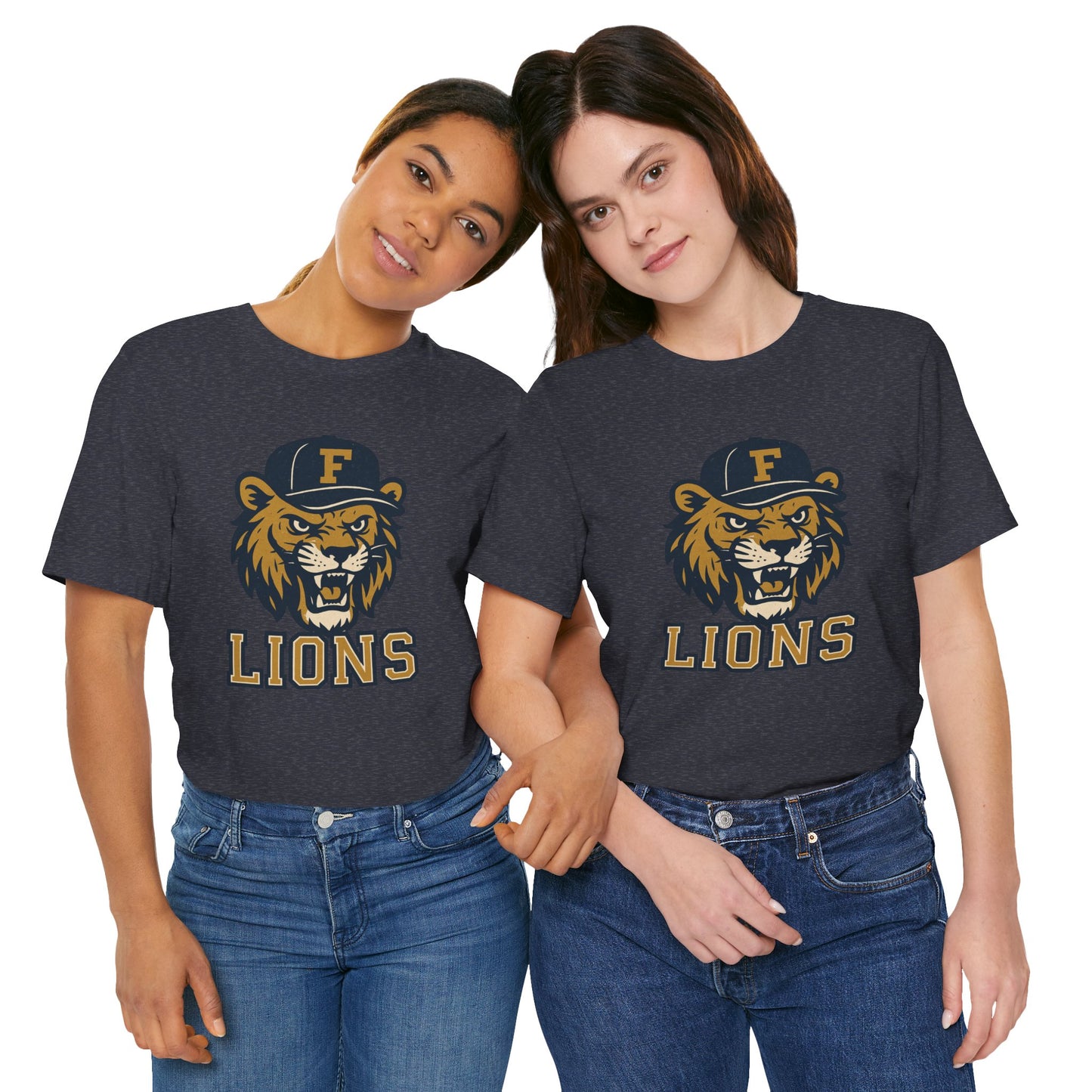 Adult Retro Roaring Lions Tee - Bella Canvas