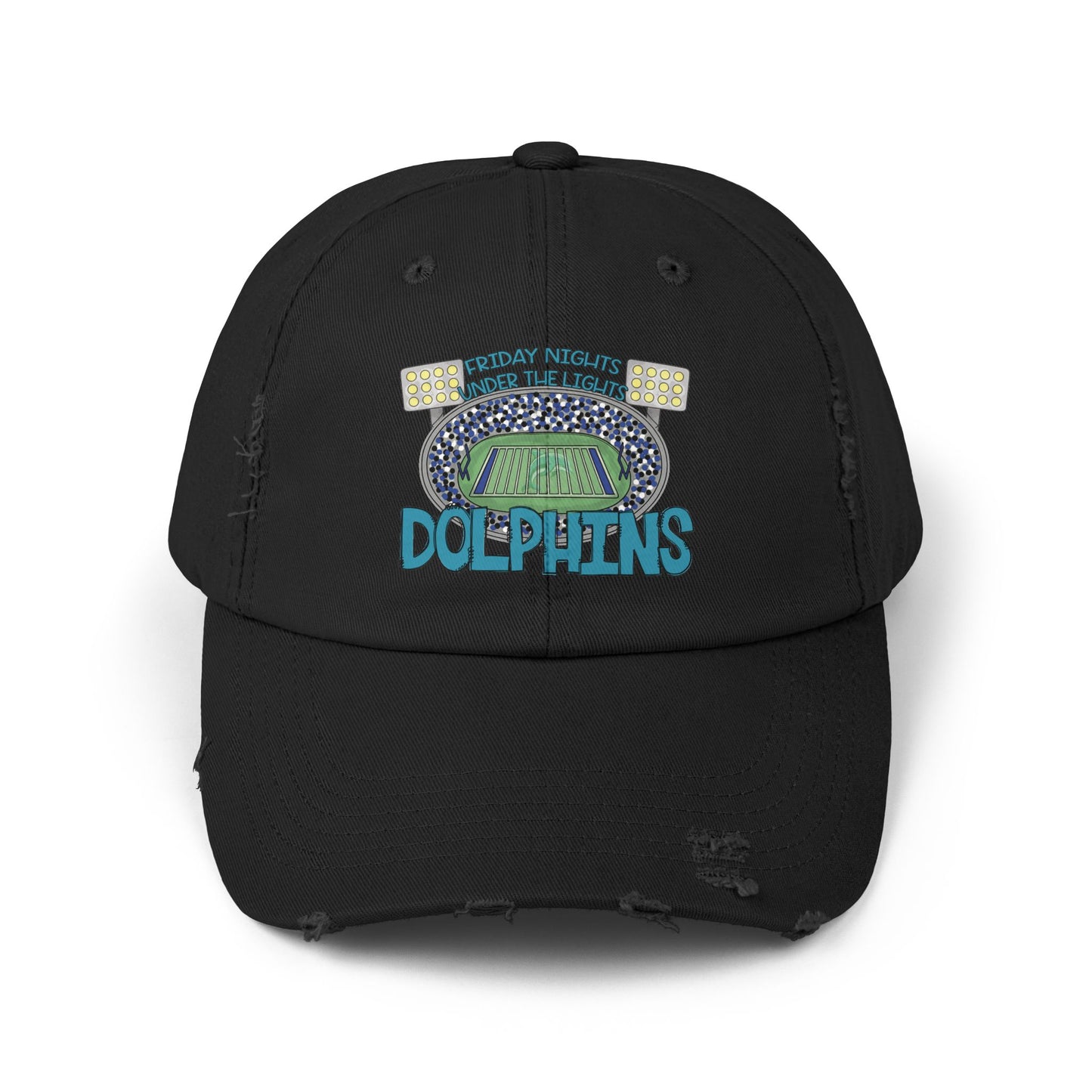 Dolphins Friday Night Lights Unisex Distressed Cap