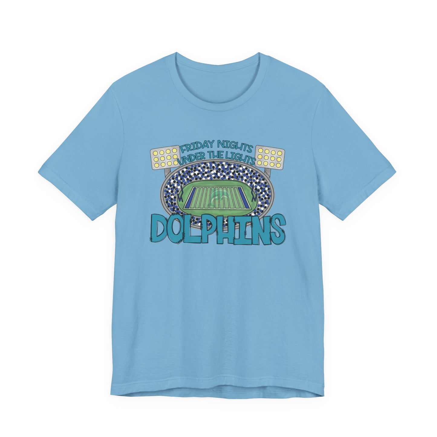Adult Dolphins Friday Nights Under the Lights Tee