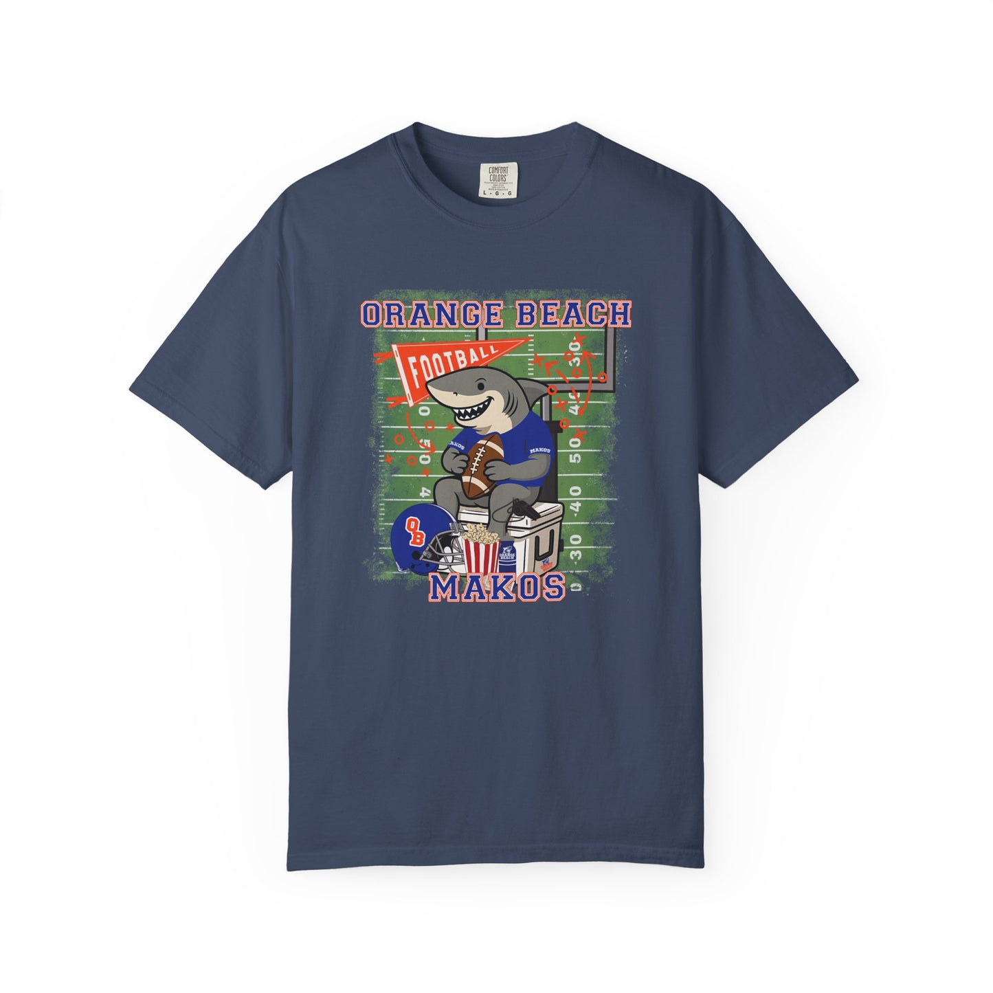 Adult Makos Tailgate Time - Comfort Colors