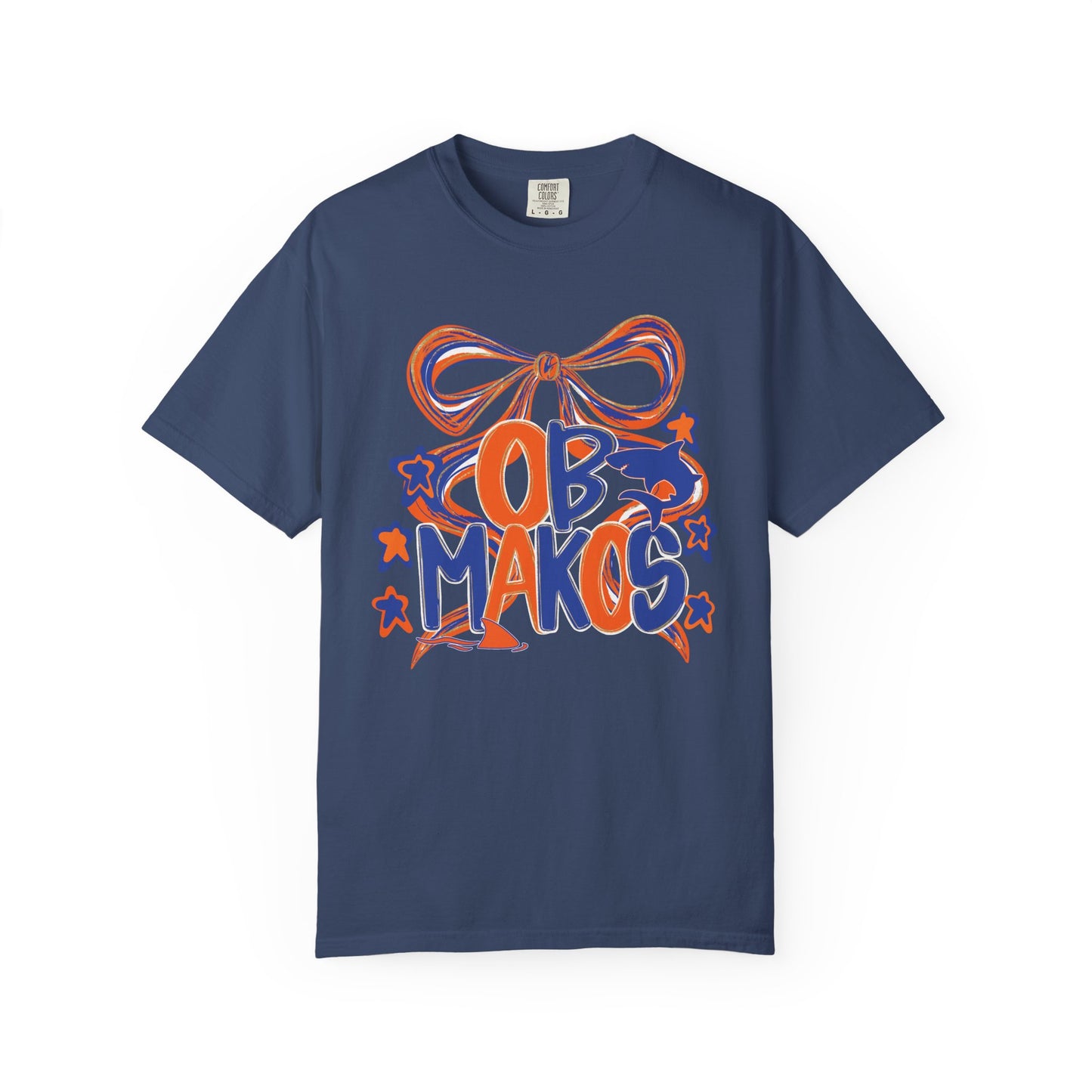 Adult OB Makos Bow Tee - Comfort Colors