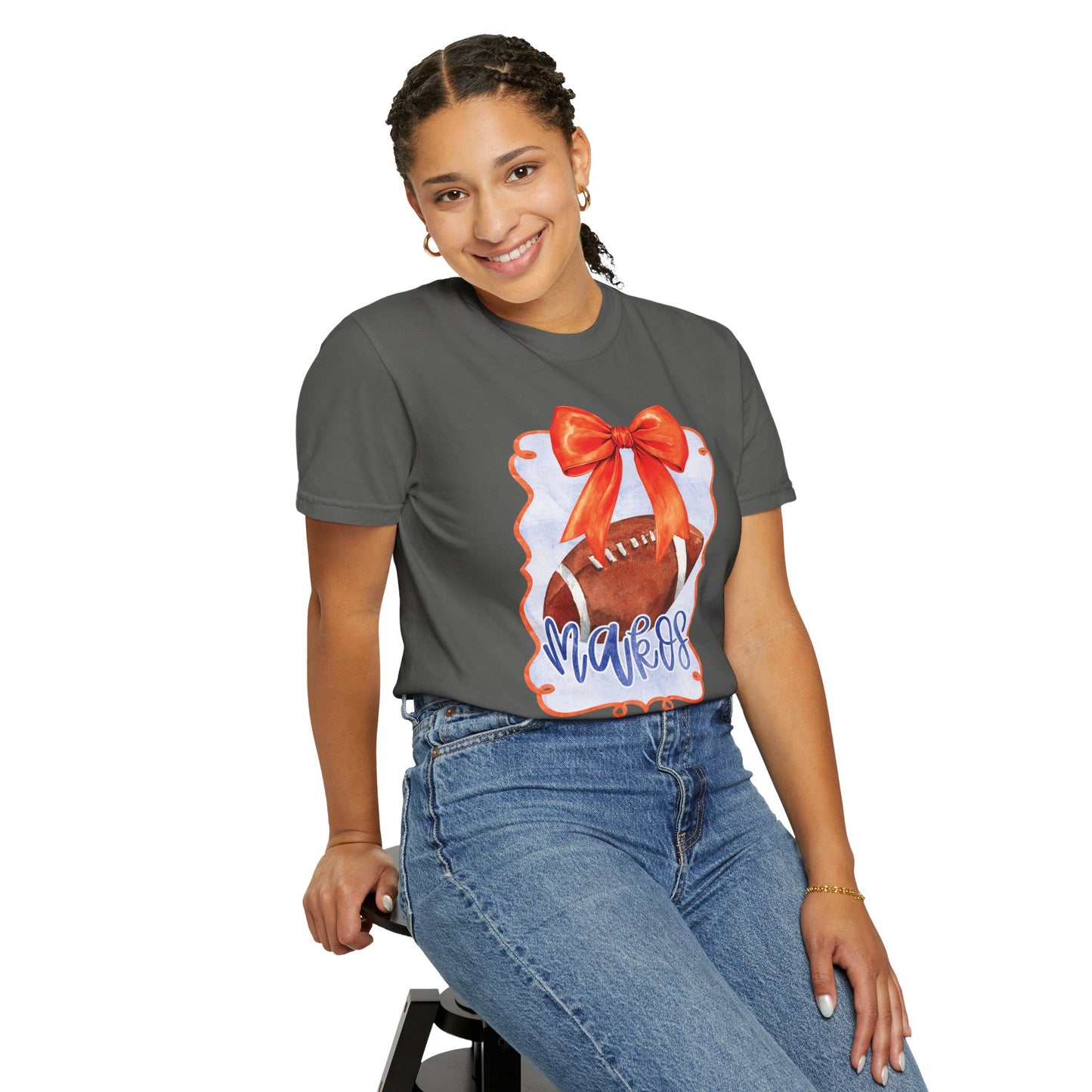 Adult Makos Watercolor Coquette Tee - Comfort Colors