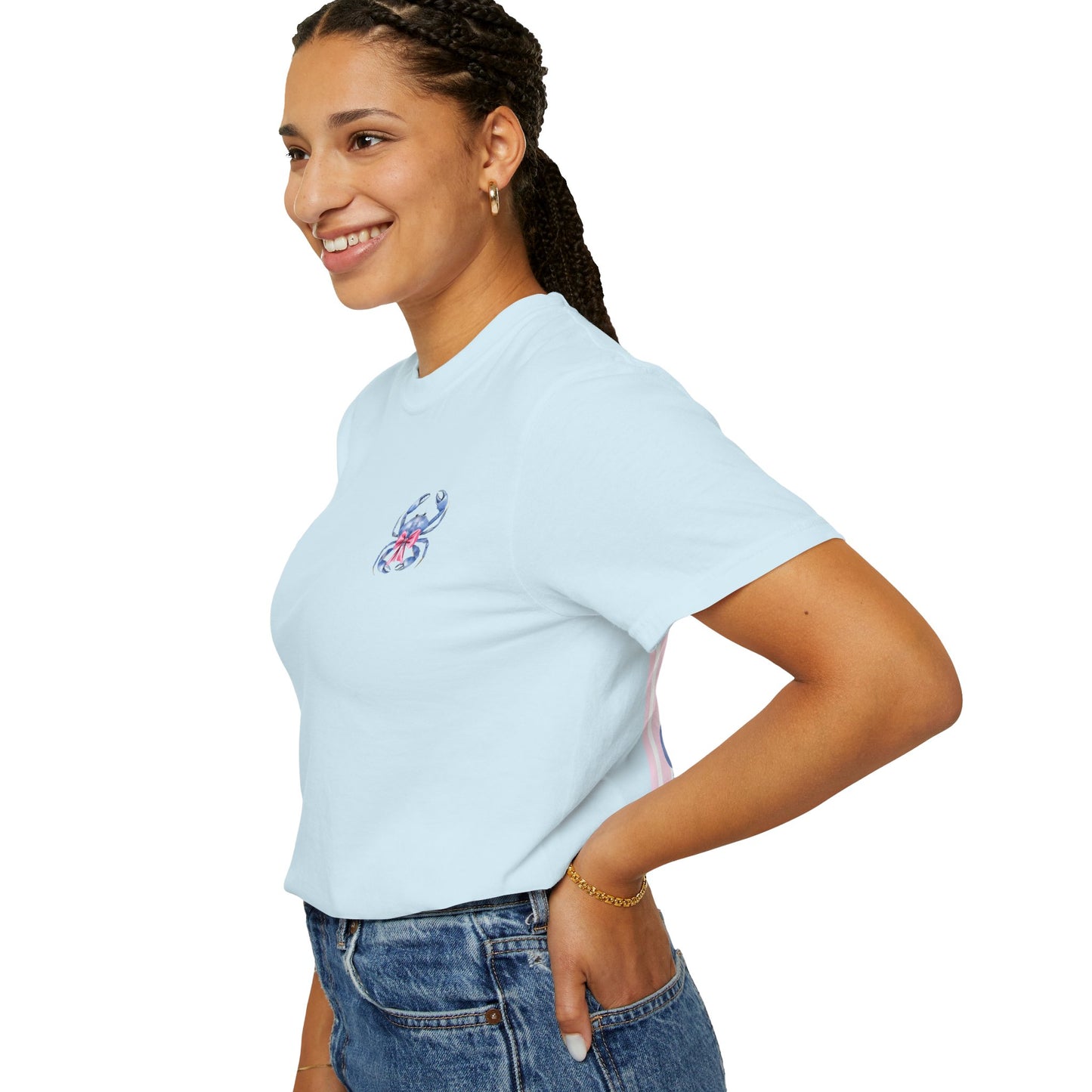 Adult Ono Island Preppy Crab Tee - Comfort Colors