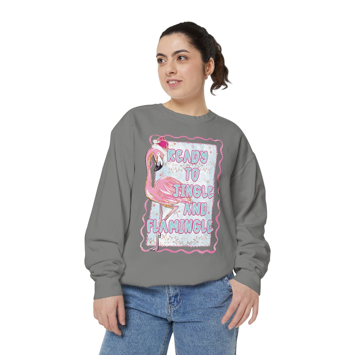 Flamingo Jingle & Flamingle Christmas Sweatshirt