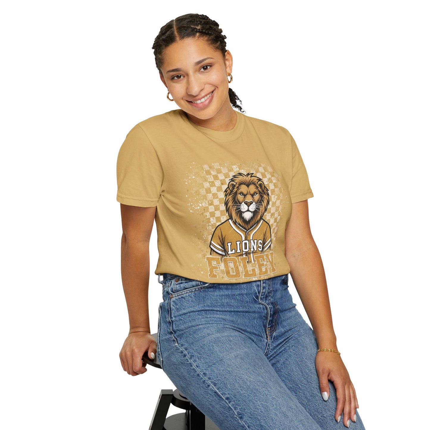Foley Lions Grunge T-shirt - Comfort Colors