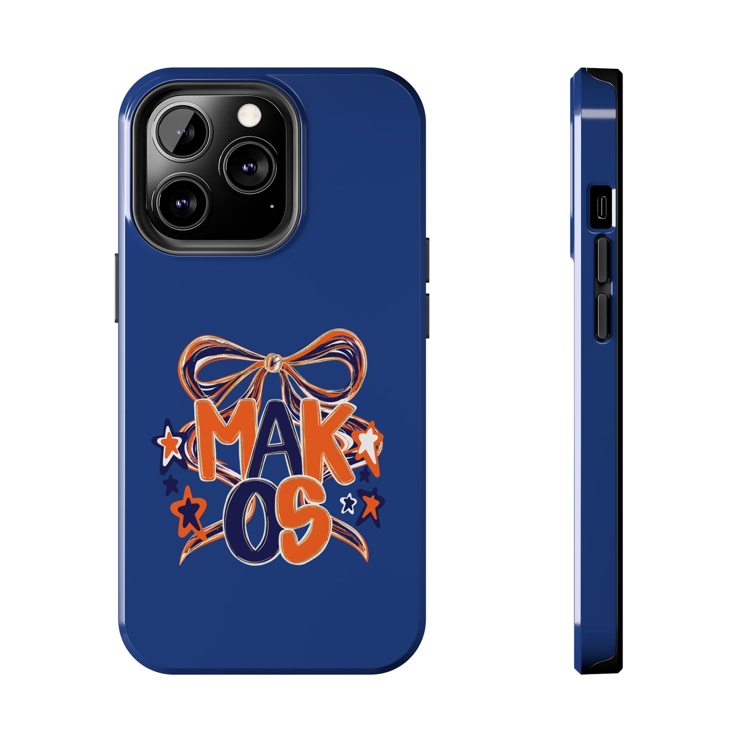 Makos Twirly Ribbon Iphone & Samsung Tough Phone Cases