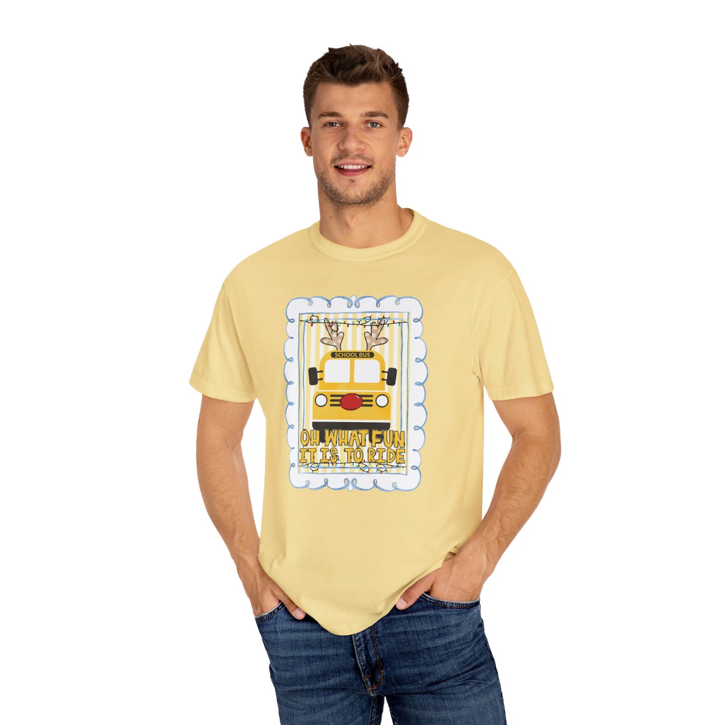Christmas Bus Driver Tee - Comfort Colors