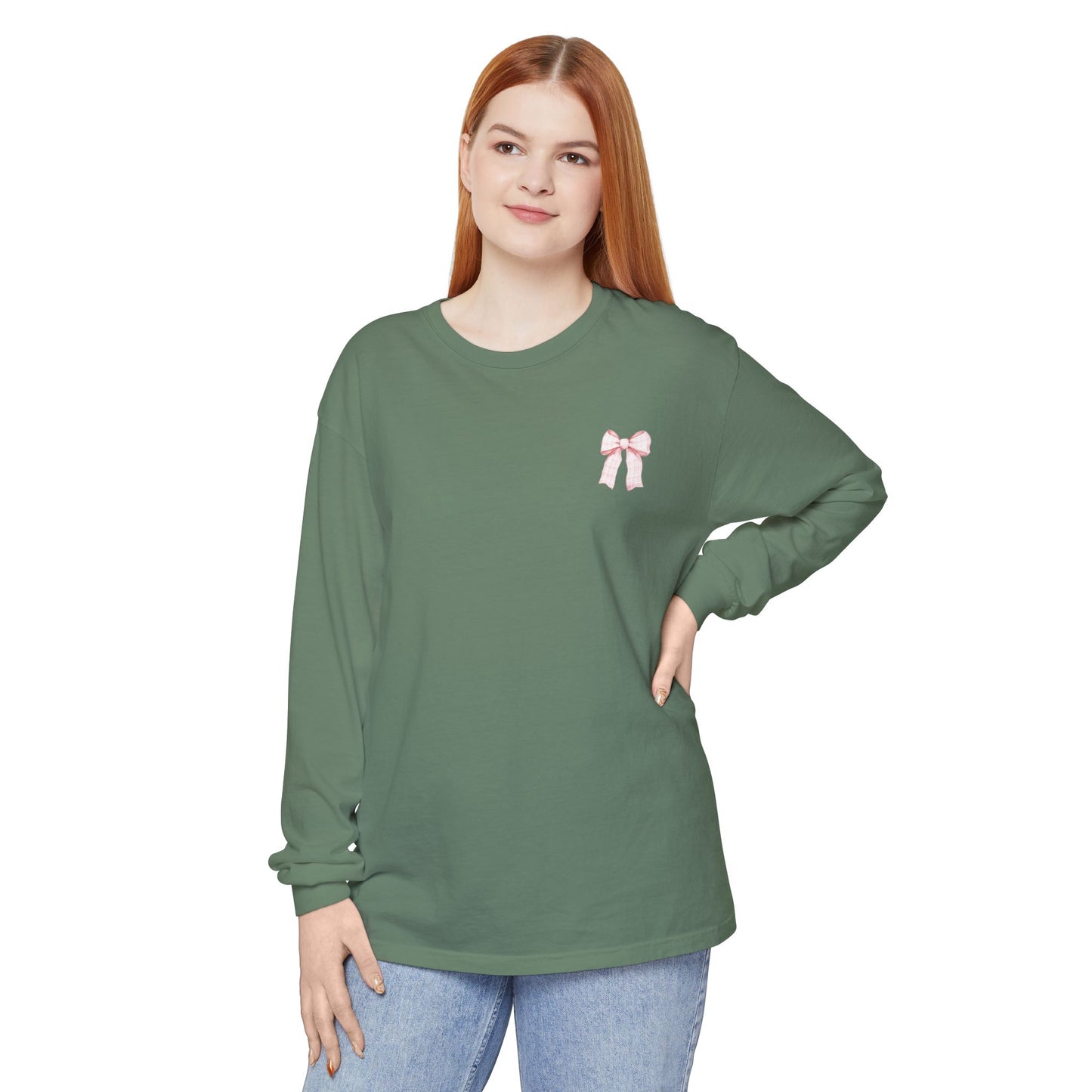 Holly Jolly Long Sleeve Tee - Comfort Colors